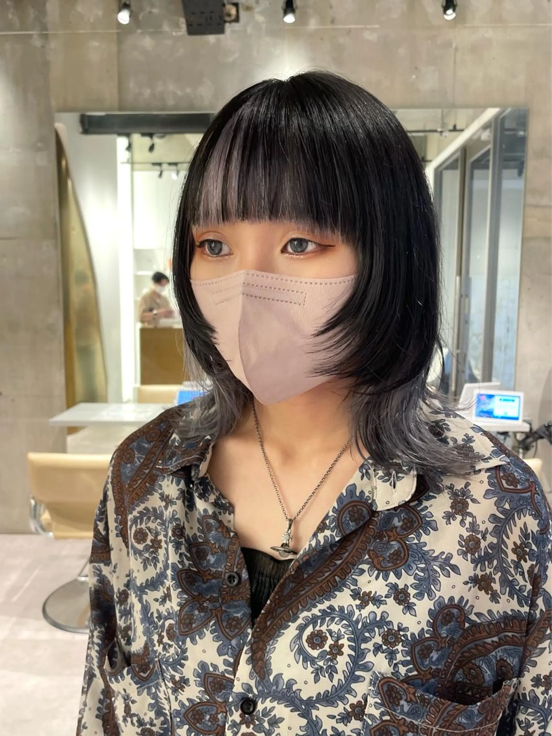 ミディアム カラー パーマ カット ヘアカラー トリートメント 海外レイヤー 🇺🇸/ヒナコのヘアスタイル