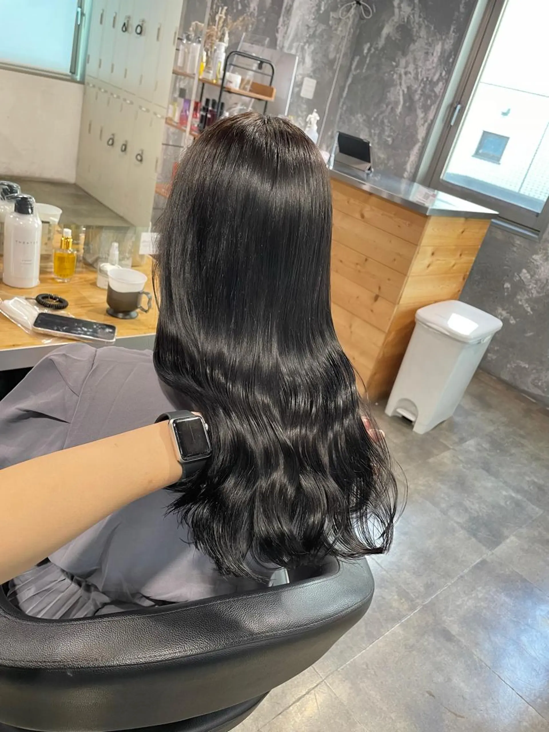 ロング カラー カット ヘアカラー トリートメント ヘッドスパ ヘアセット ベージュカラー💖 やすひろのヘアスタイル