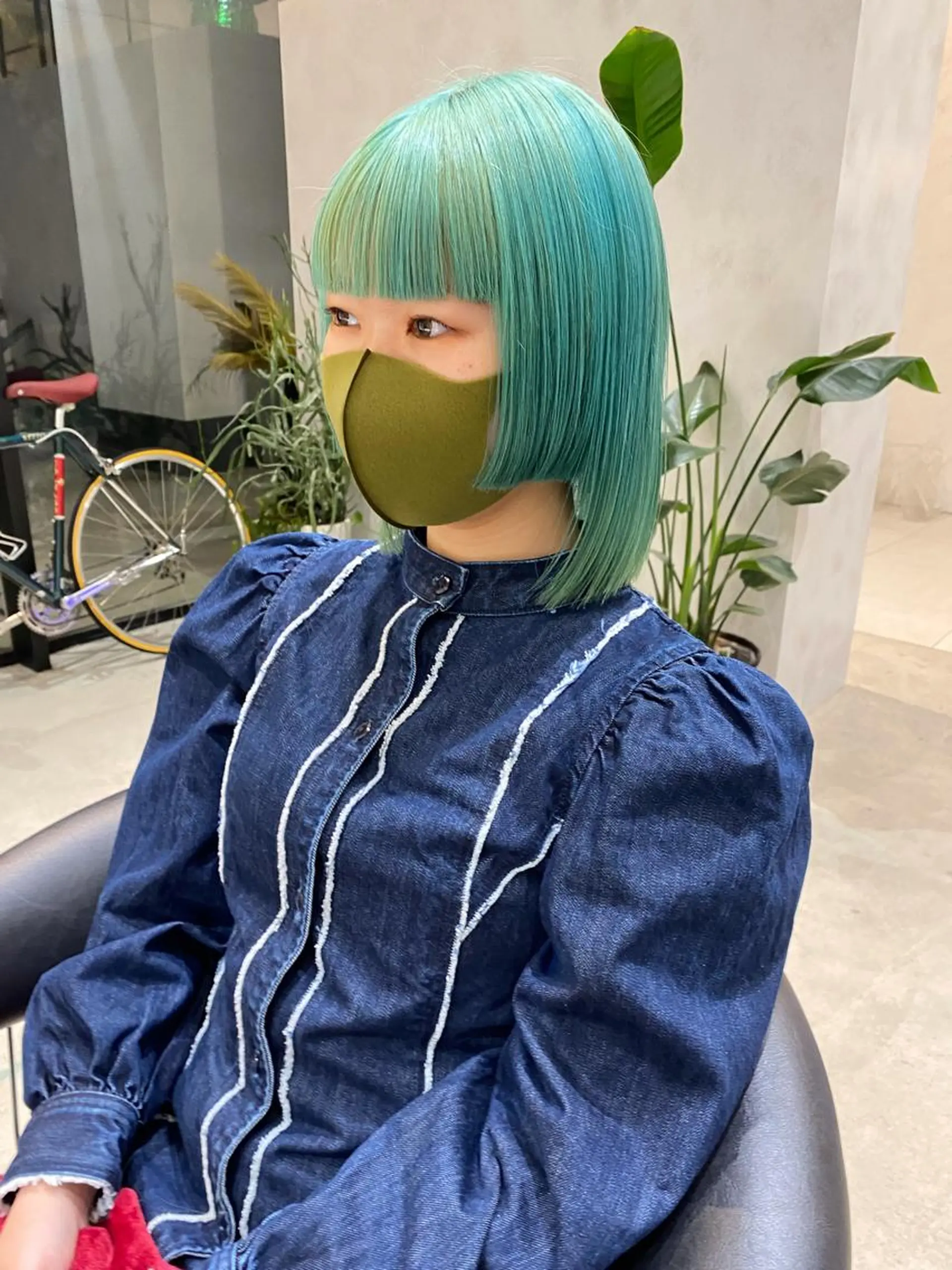 ミディアム カラー ブリーチ トリートメント ヘアカラー トリートメント ヘアセット 【海外風カラー】 ⭐︎DEAN名駅店☆のヘアスタイル