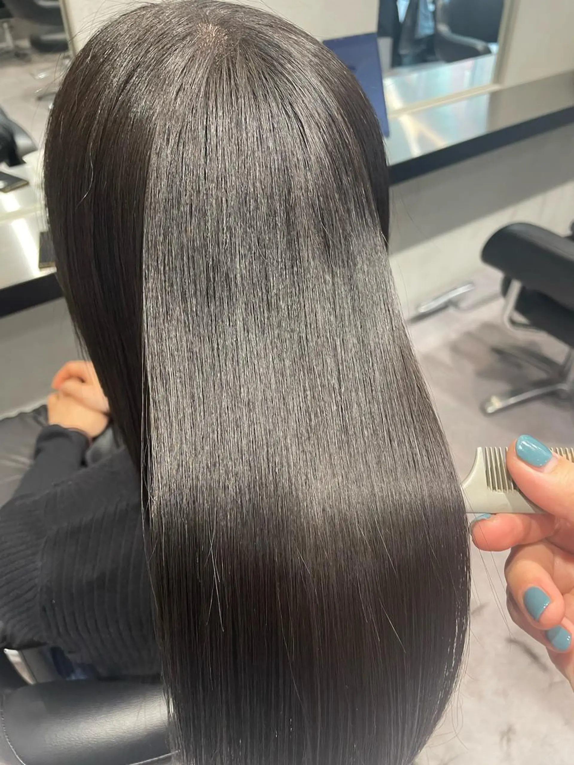 ミディアム カラー グレージュ トリートメント 🌈ウルトワ水素 髪質改善naru🌈のヘアスタイル