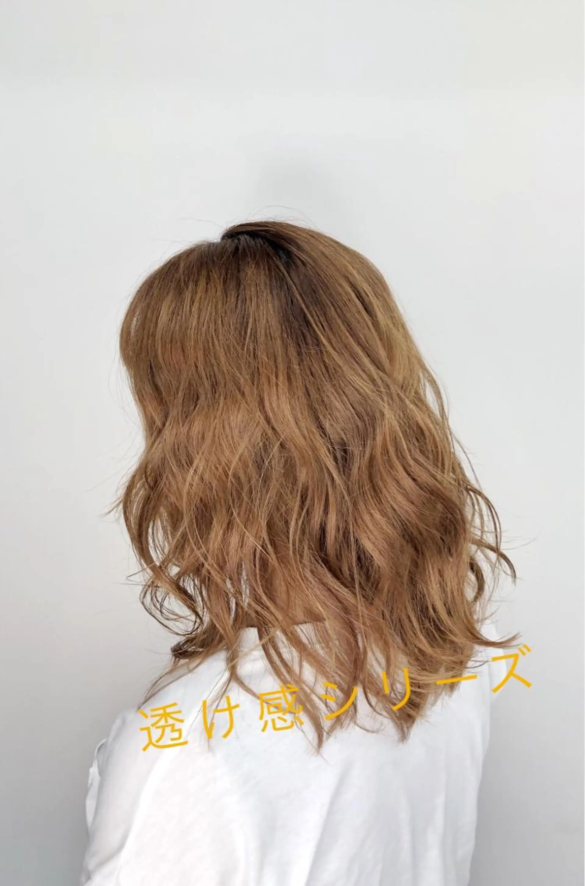 ミディアム カラー ヘアカラー ブリーチカラー✨ 駒場　笙のヘアスタイル