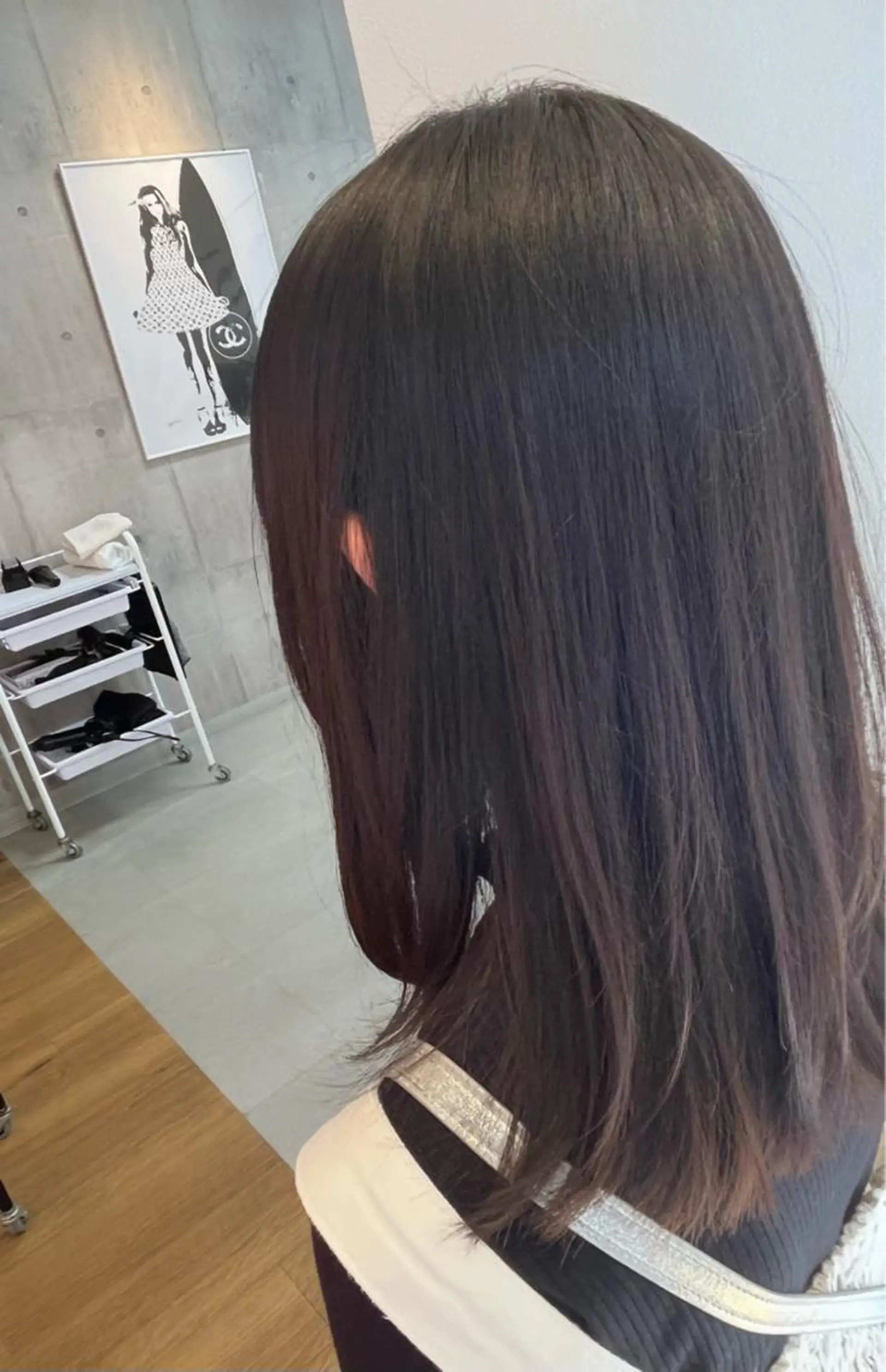 ミディアム 坂田 優子のヘアスタイル