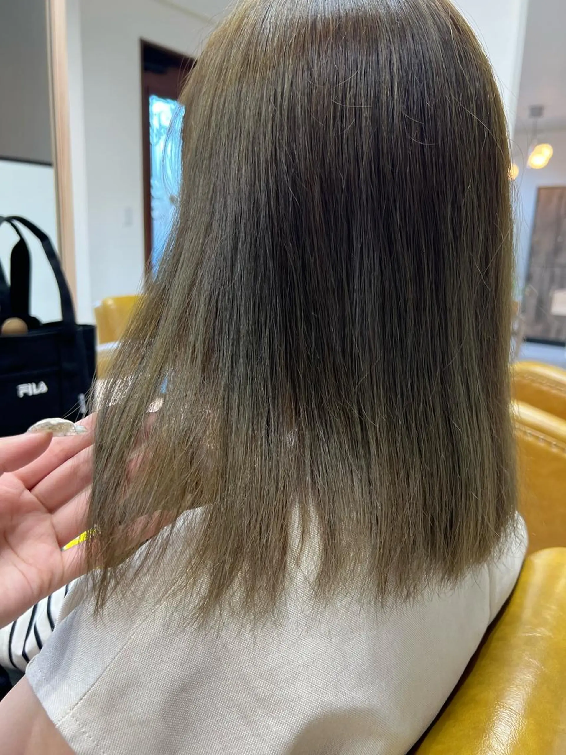 ミディアム カラー ヘアカラー 松本 菜那のヘアスタイル