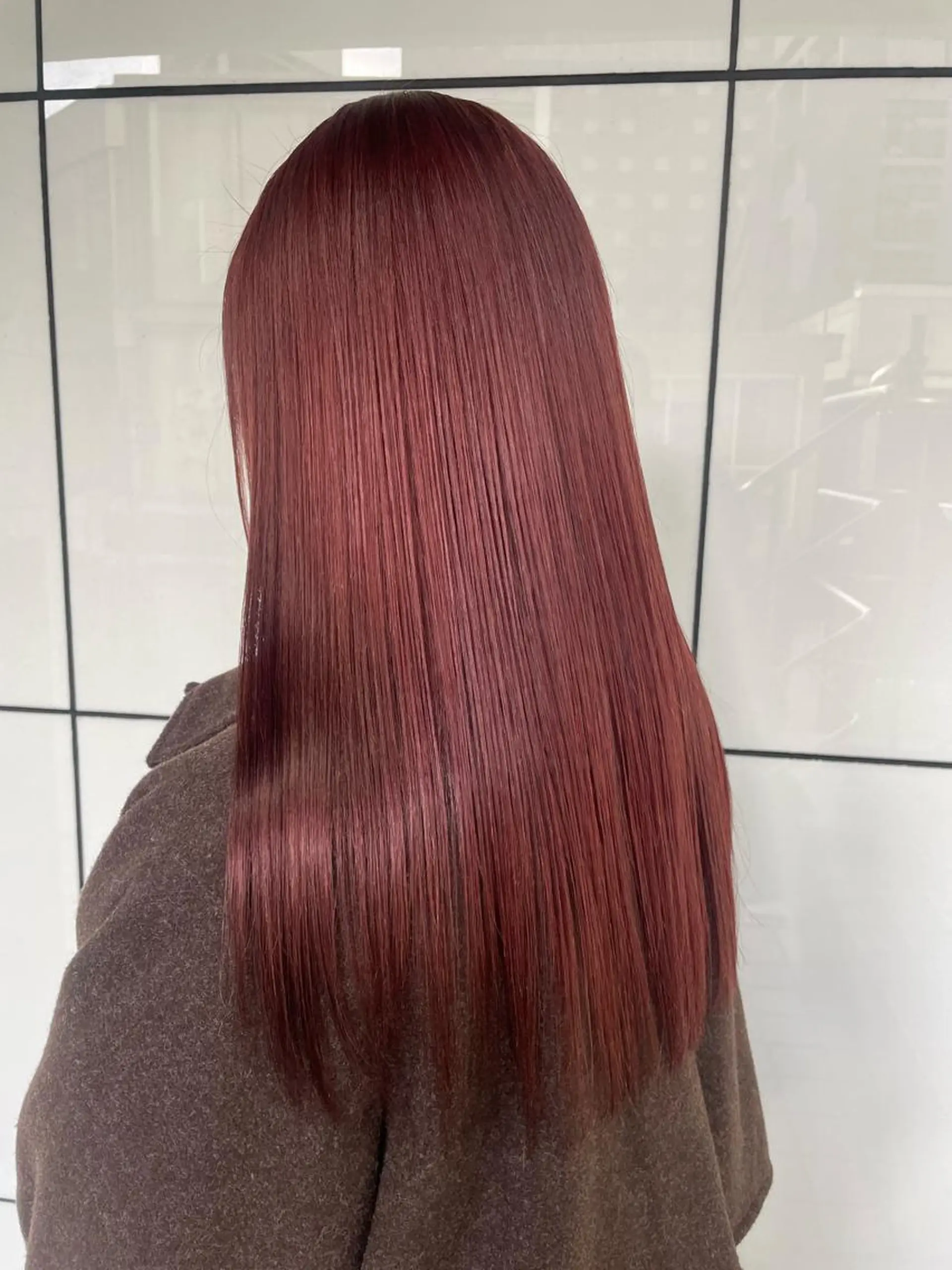 ロング 髪質改善 トリートメント ニュアンスネイル/ ボブ/まちゃこのヘアスタイル