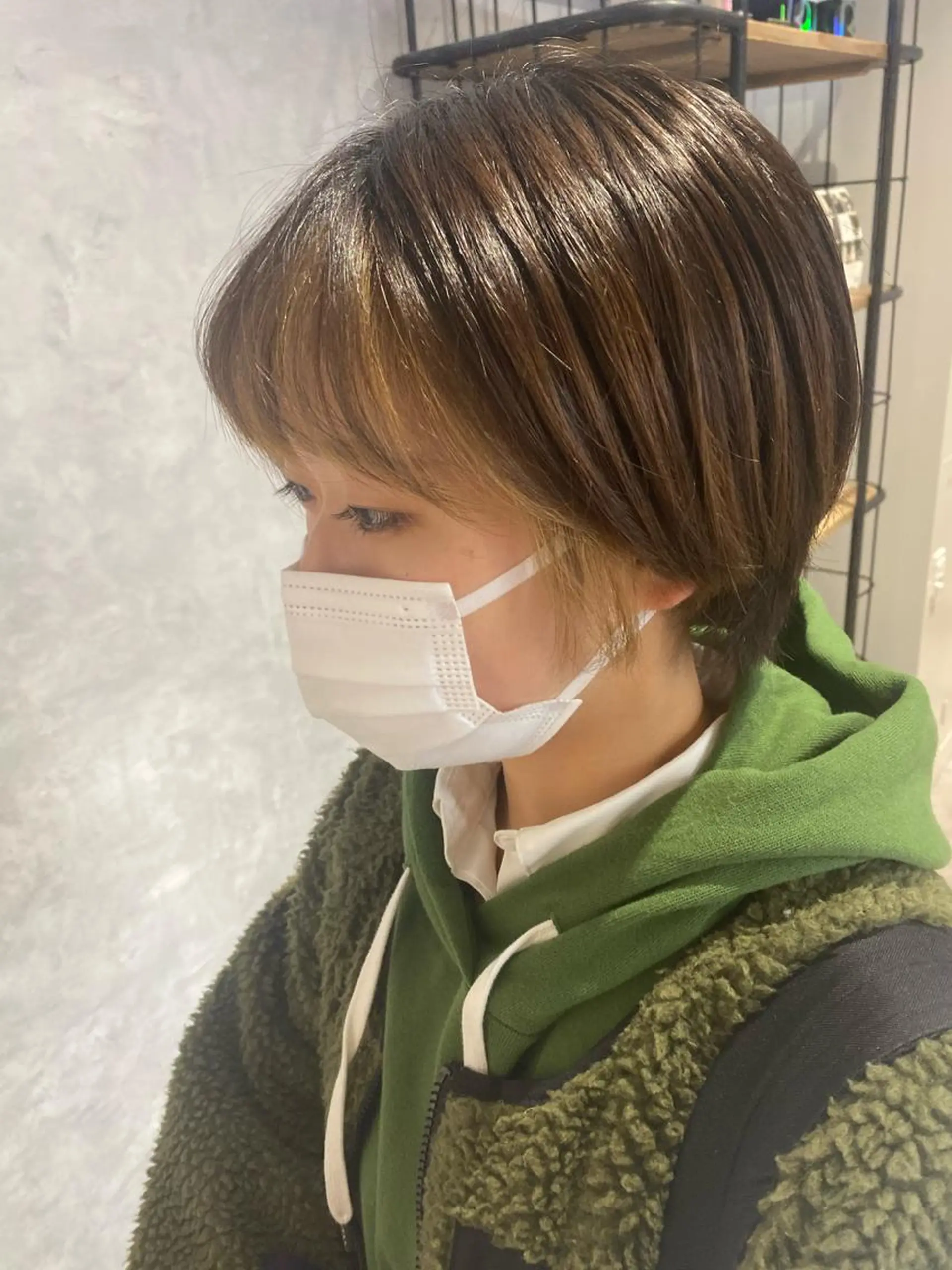 ショート ミストバング Cielro【 シェイロ 】所属・Cielro/ダブル カラー/西田咲希のヘアスタイル