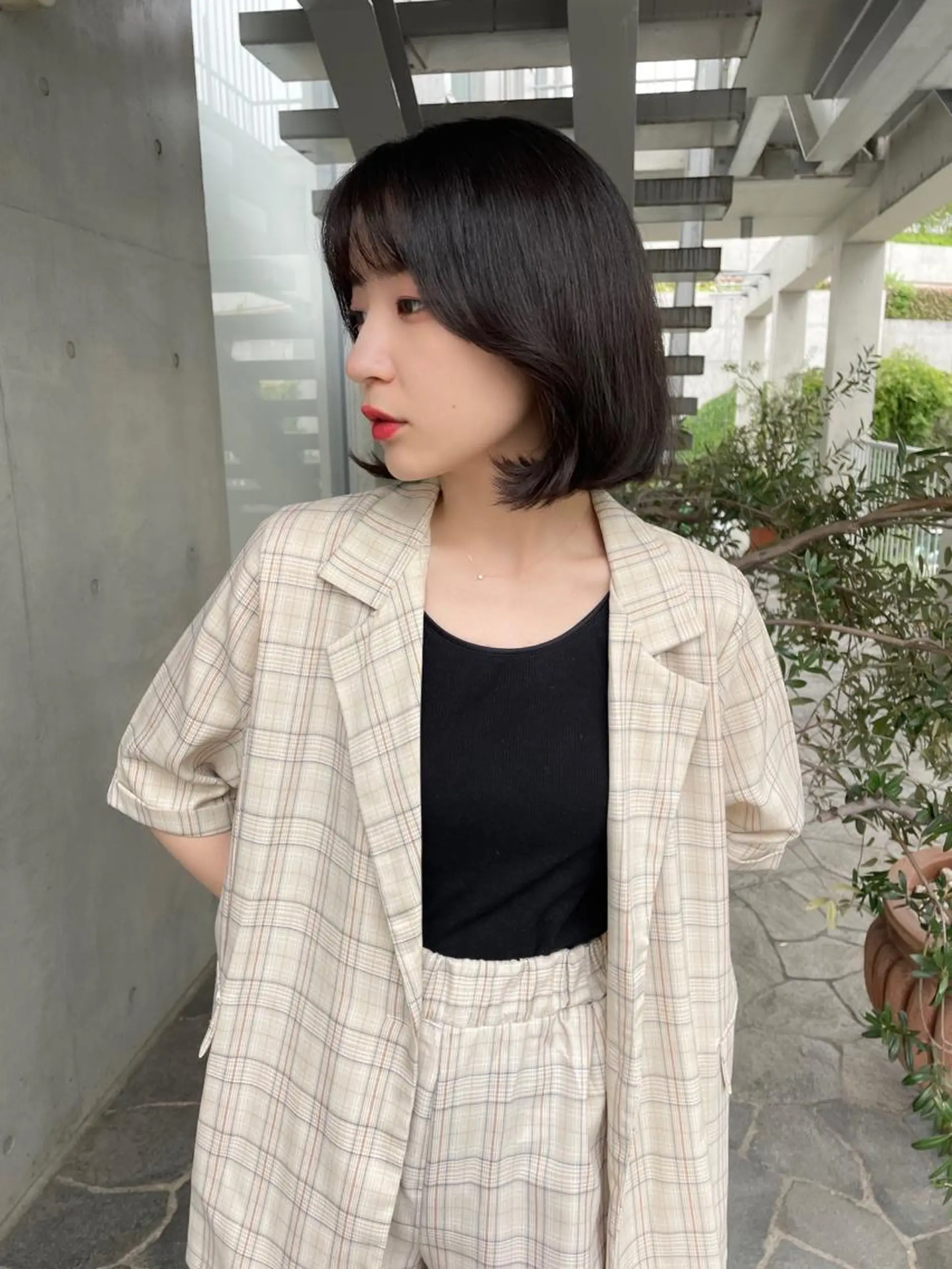 ショート カラー カット ヘアカラー トリートメント レイヤーカット🎀 kanaのヘアスタイル