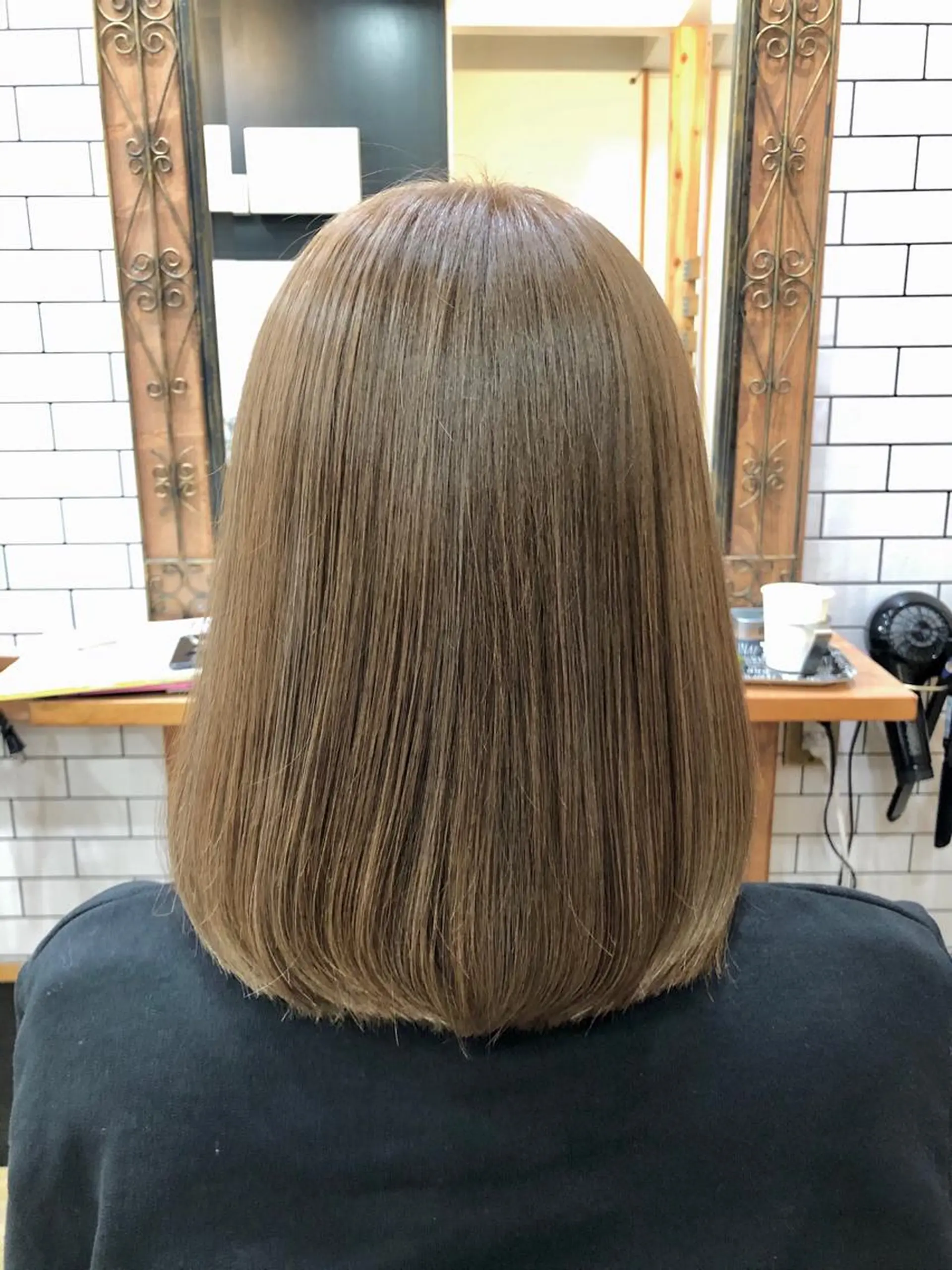 ミディアム カラー トリートメント ヘッドスパ THREE所属・THREE 関根大のヘアスタイル