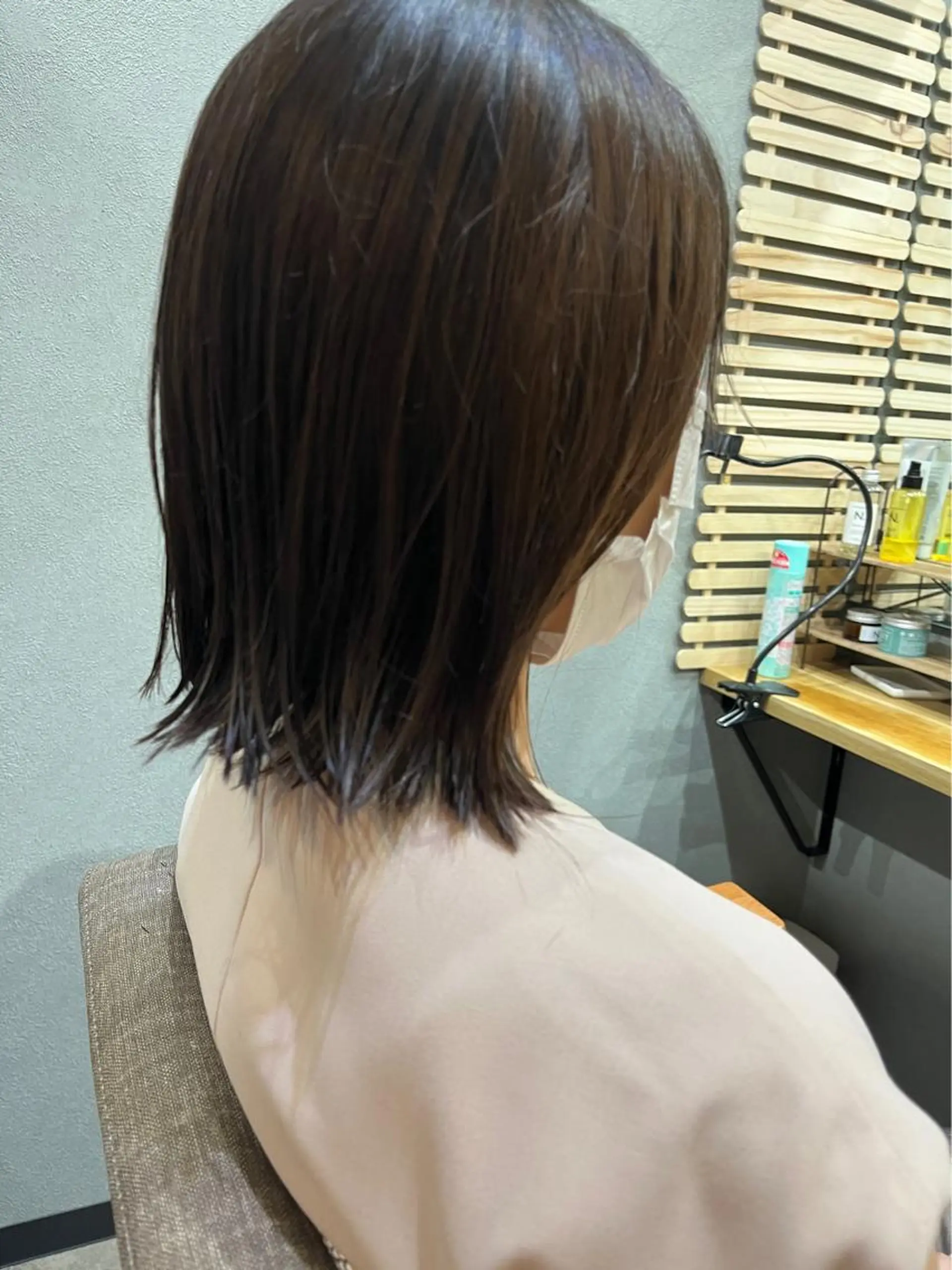 セミロング カラー パーマ ヘアアレンジ メンズ キッズ ネイル マツエク・マツパ メンズハイライト メンズパーマ セミロングパーマ ブラウンカラー ケアカラー カット ヘアカラー トリートメント ヘッドスパ times salon名駅所属・久木原 ゆりのヘアスタイル
