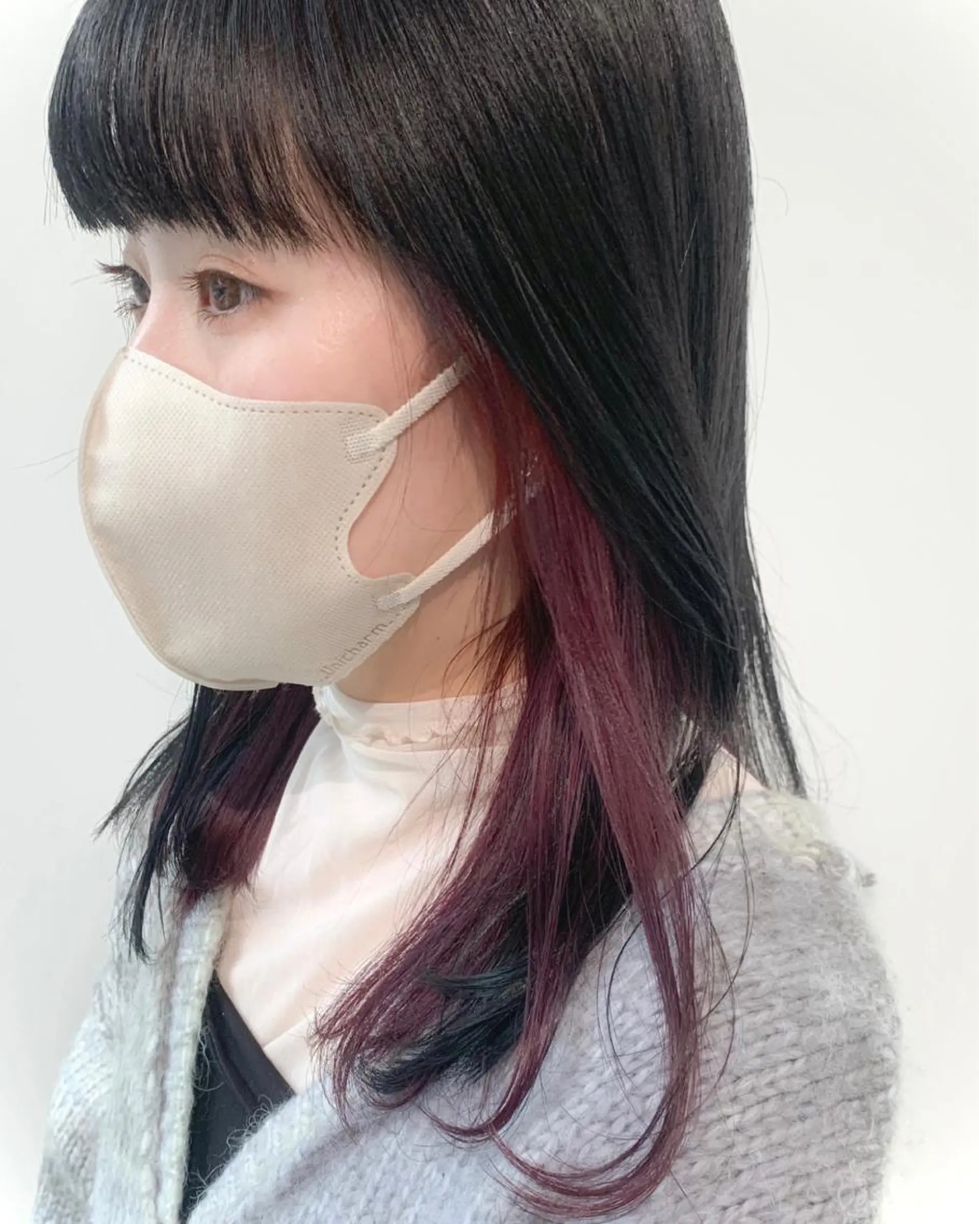 カラー 伊藤 歩のヘアスタイル