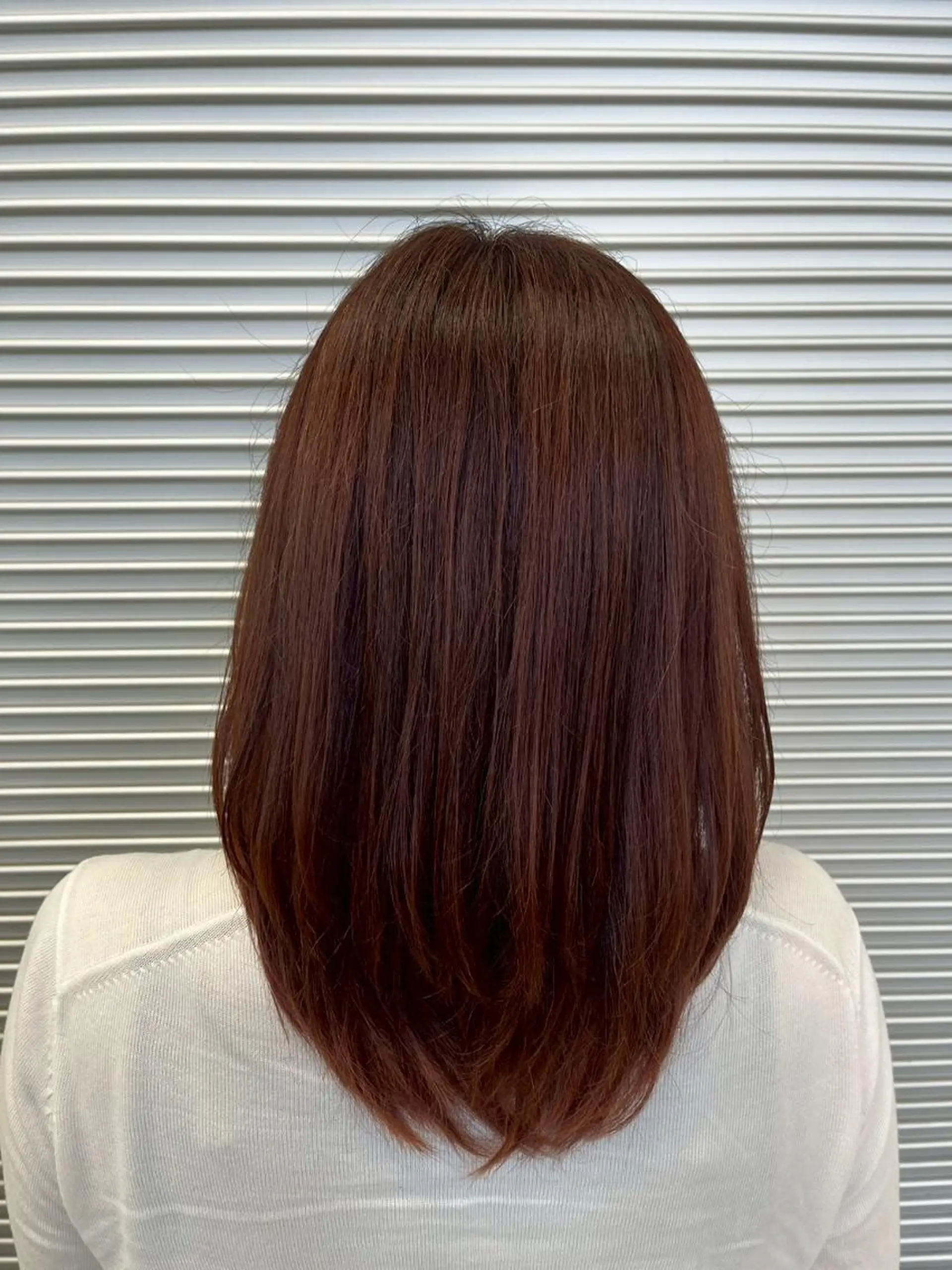 セミロング カット ヘアカラー archange アルカンジュのヘアスタイル