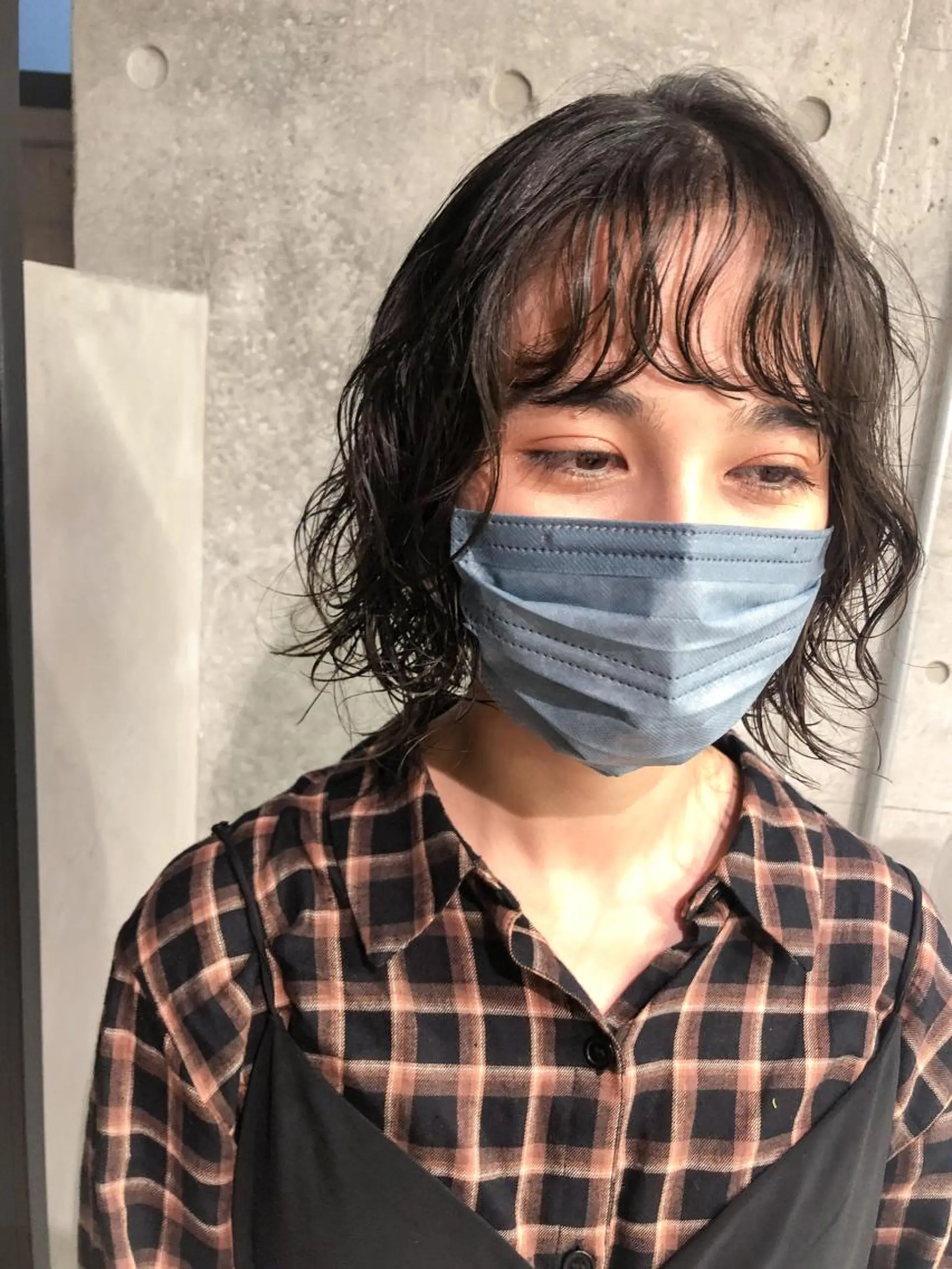 ショート カラー パーマ rii-🩰 トレンド韓国ヘアのヘアスタイル