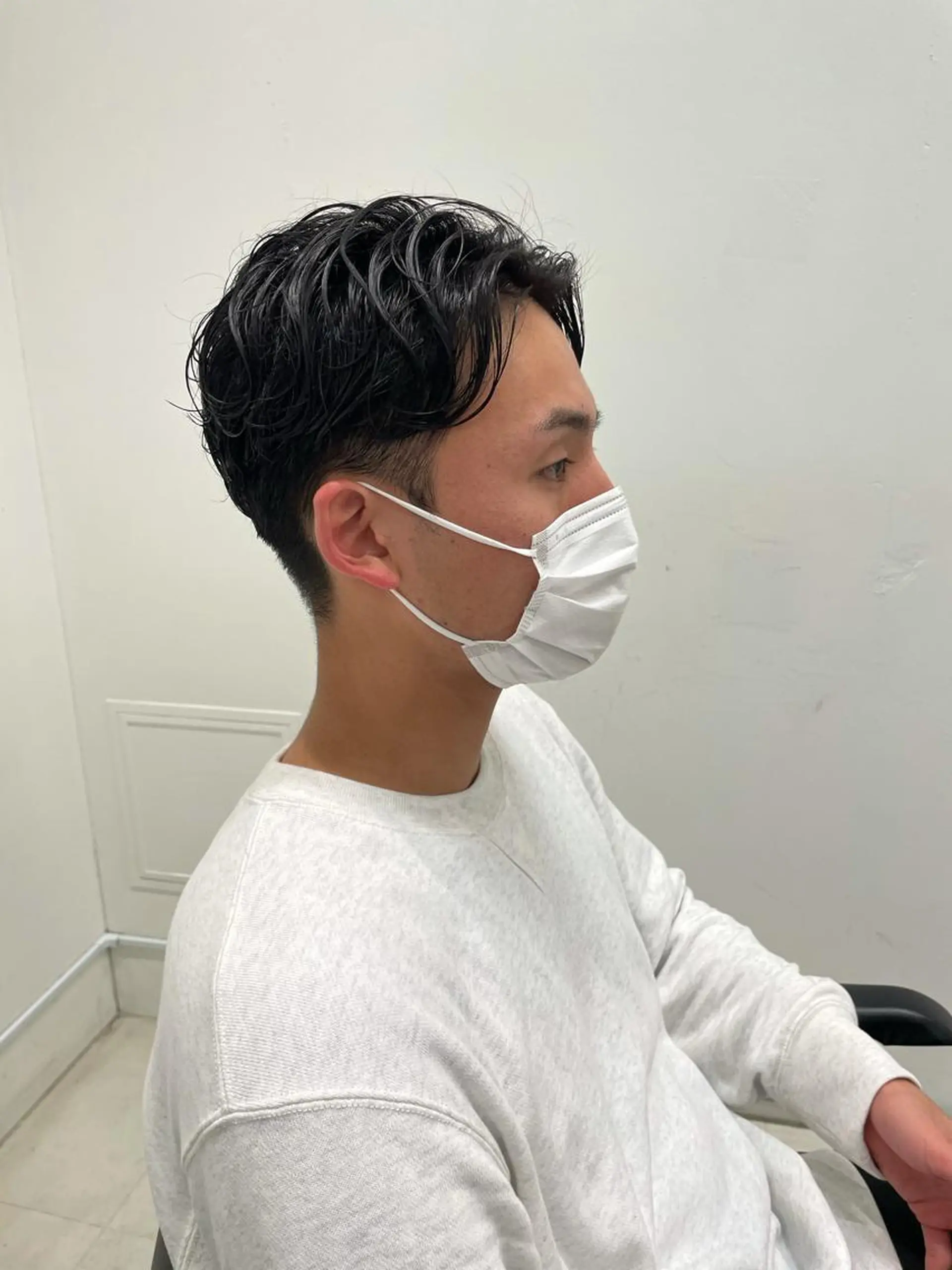 ショート パーマ メンズ キッズ カット ヘアセット オトナヘア🌸 harukaのヘアスタイル