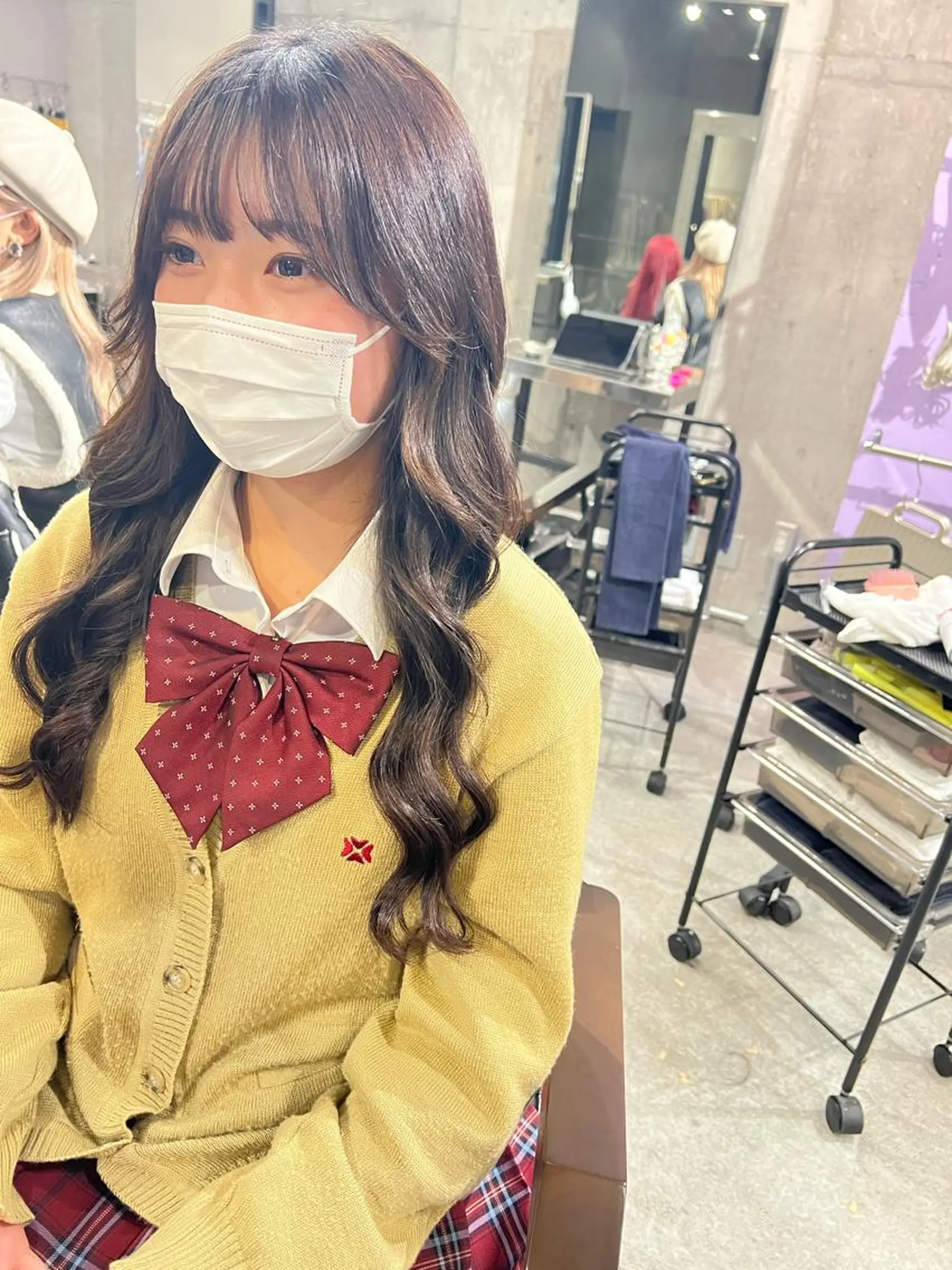 ミディアム エクステ Lavy Kyoto エクステのヘアスタイル