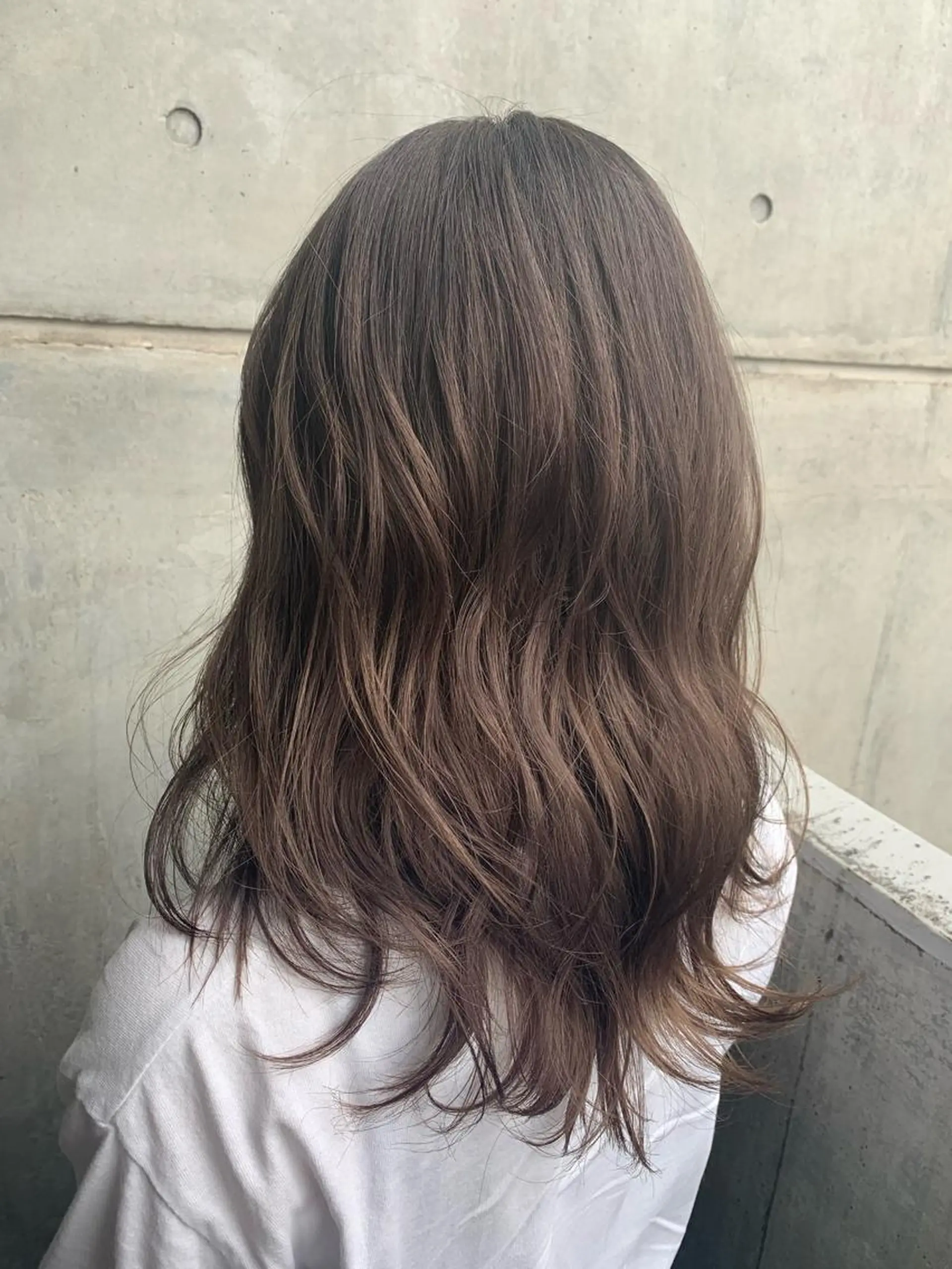 セミロング カラー ヘアアレンジ 髪質改善/縮毛/新宿 🫧SUZUKA🫧のヘアスタイル