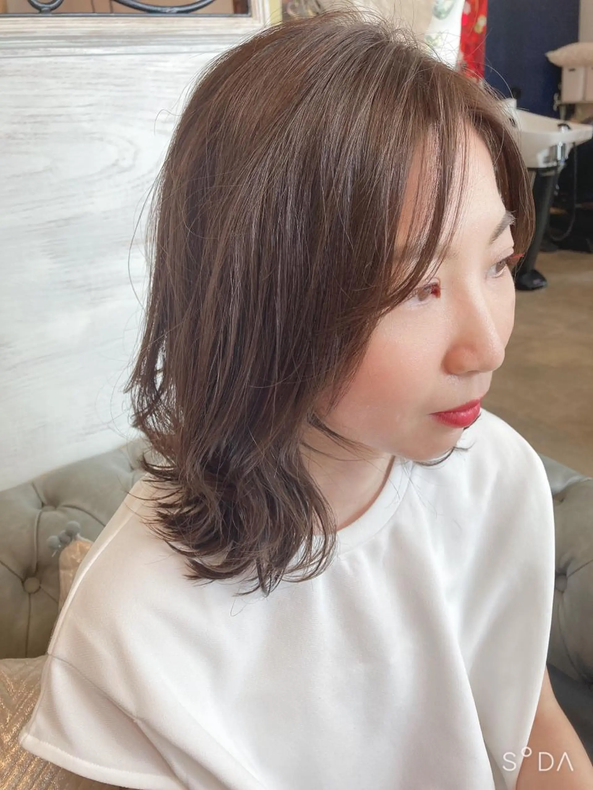 セミロング GOSSIP所属・GOSSIP信国 瑞絵のヘアスタイル