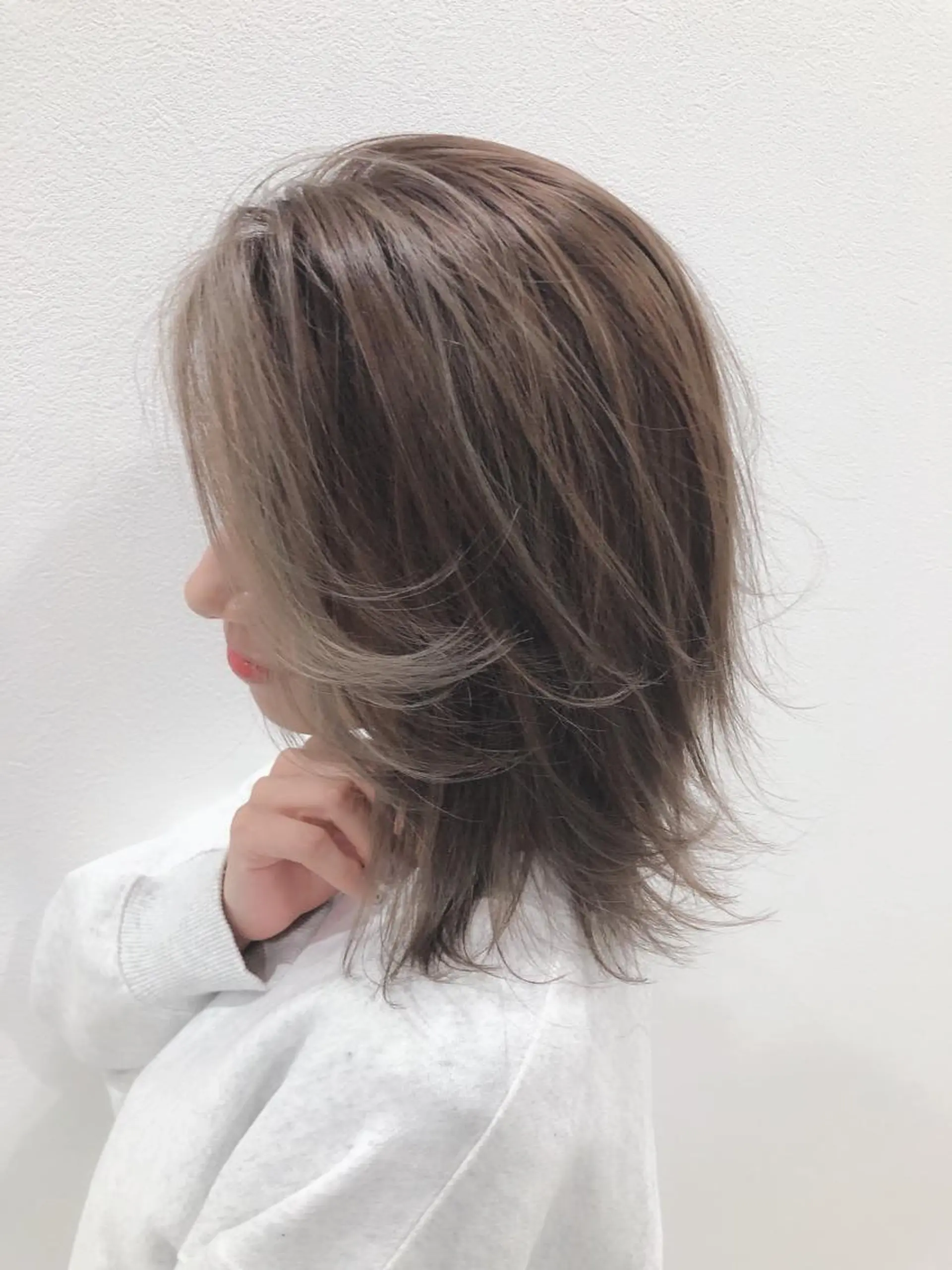 ミディアム カラー ヘアカラー トリートメント 【tejina】 ochiのヘアスタイル