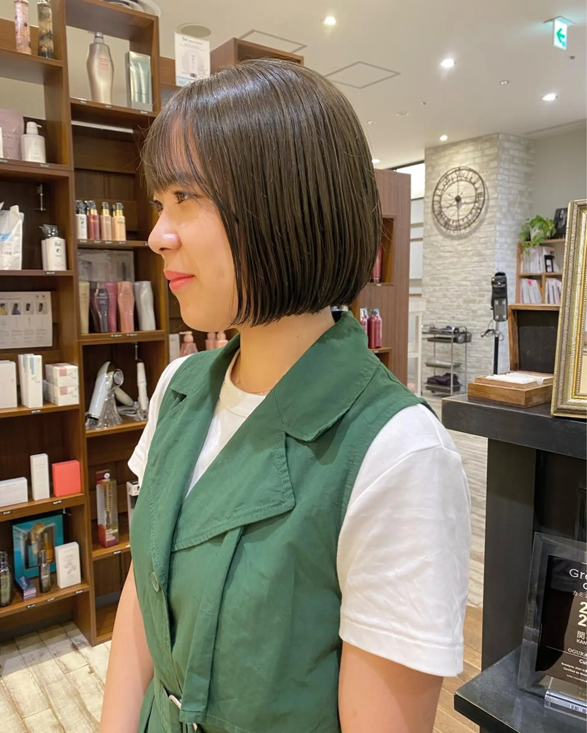 ショート ボブ 栗原 瑞稀のヘアスタイル