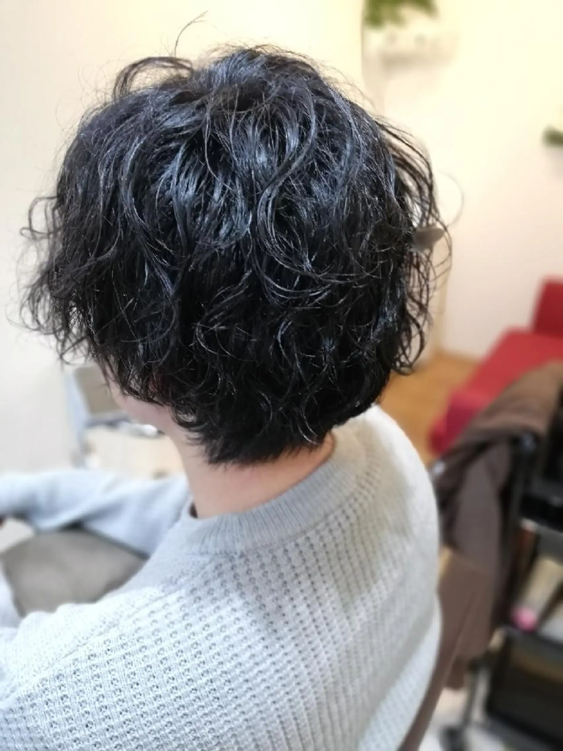 パーマ メンズ カット パーマ 北林 弘展のヘアスタイル