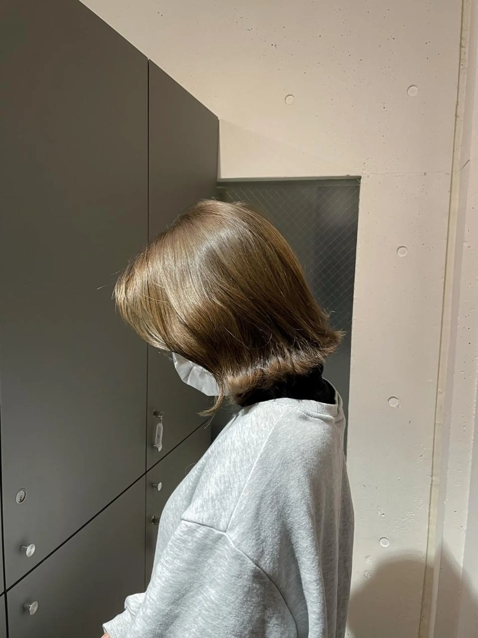 ミディアム カラー ヘアアレンジ 秋山 裕香のヘアスタイル