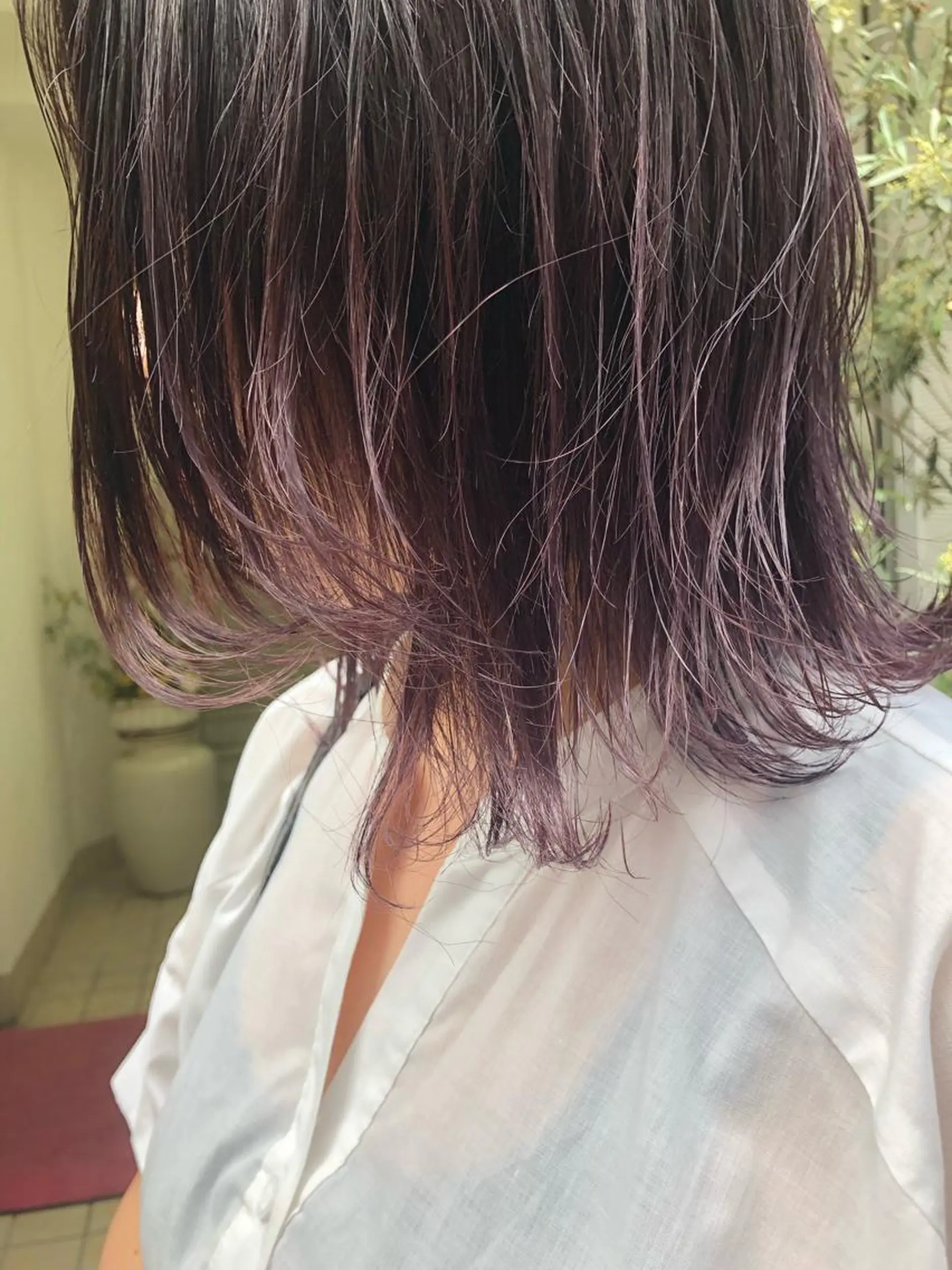 ミディアム カラー ブリーチ 透明感カラー グラデーションカラー ハイライトカラー ハイライト Tao所属・藤川 大智のヘアスタイル