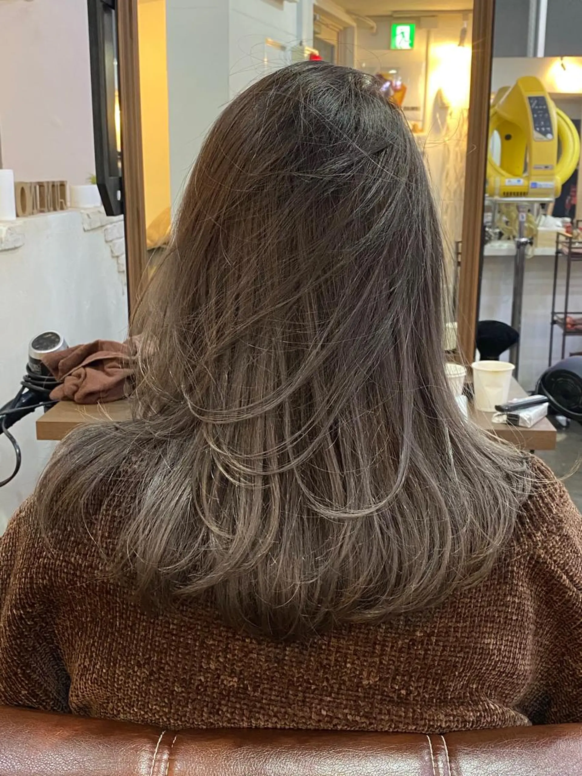 ロング カラー ヘアアレンジ 【艶髪×韓国風】 毛流れ職人 RYOのヘアスタイル