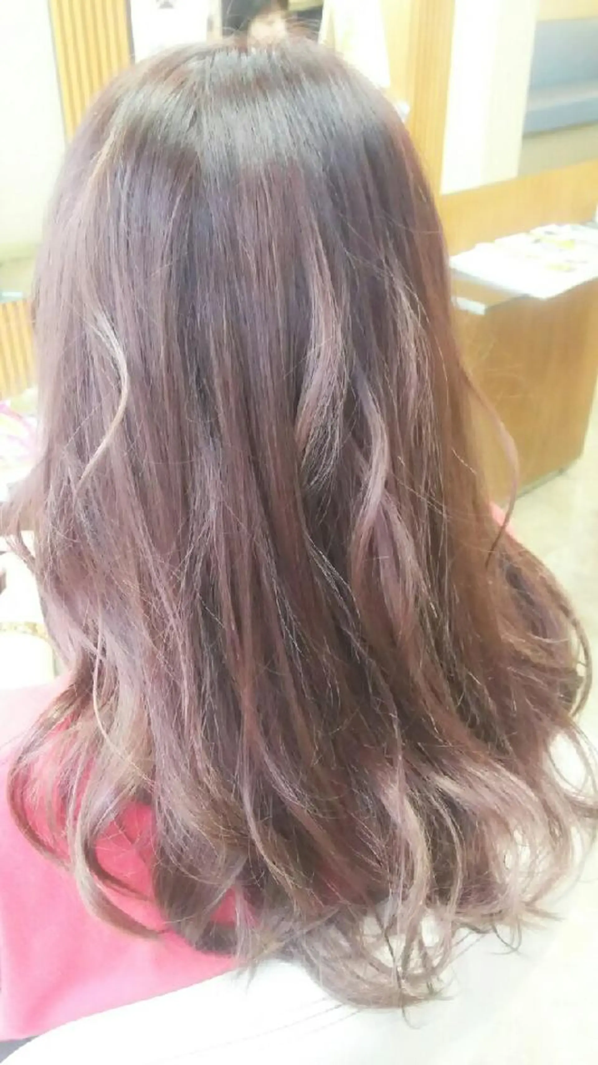 ロング カラー ピンクカラー 脇田 雄大のヘアスタイル