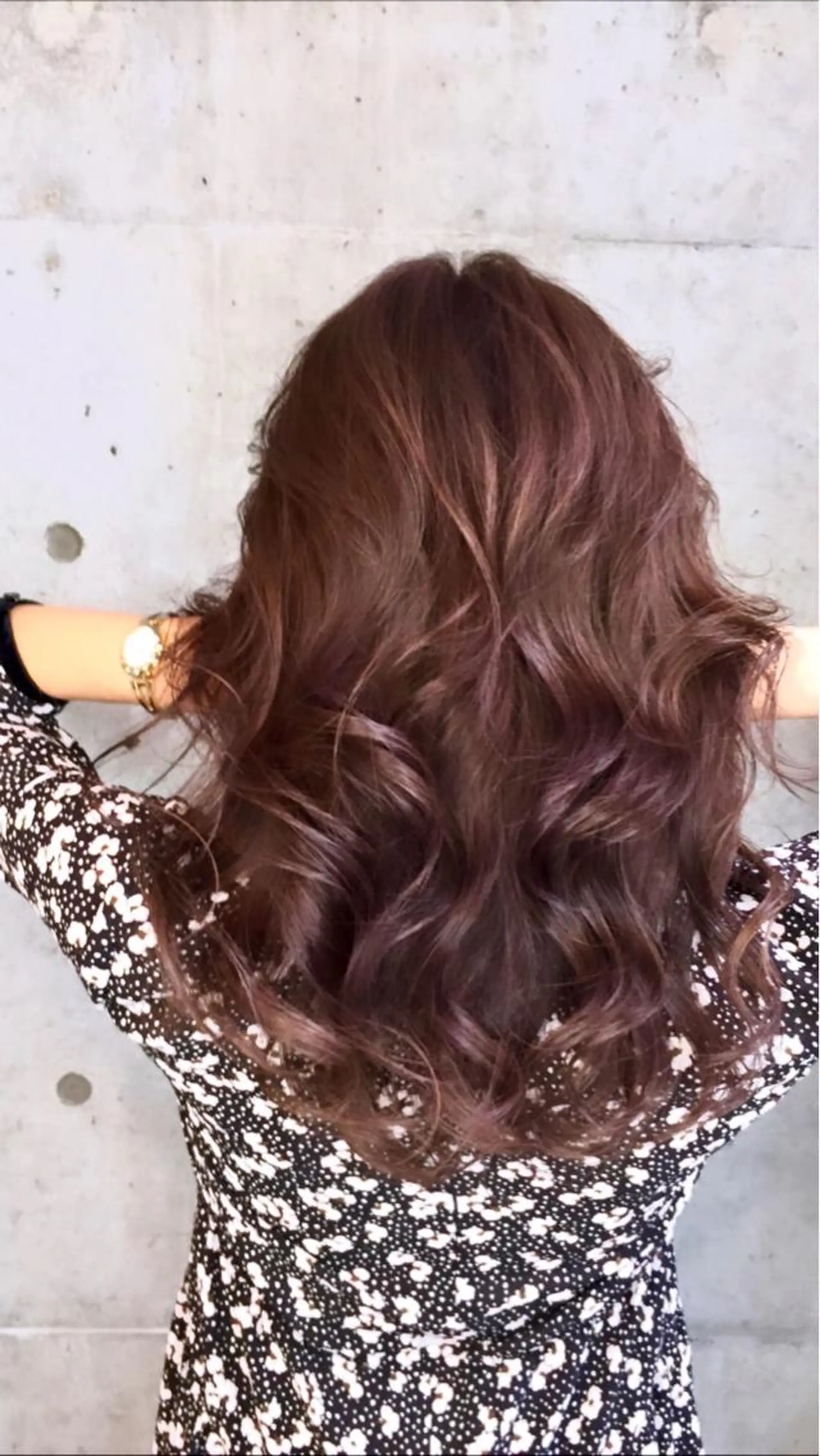 ロング カラー ラベンダーカラー ピンクカラー ピンクラベンダー 大栗 佑也  髪質改善のヘアスタイル