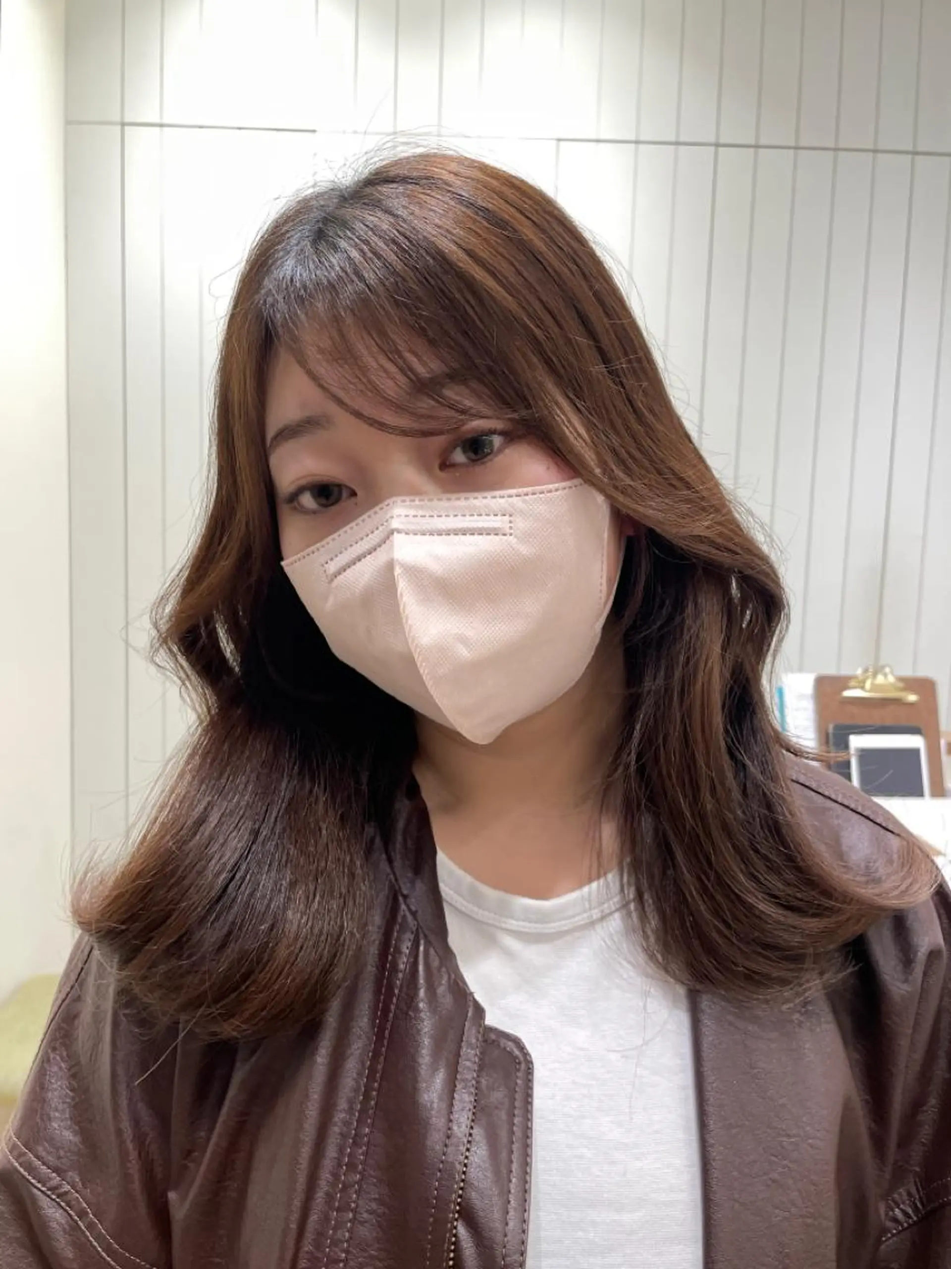 セミロング 韓国／大宮／レイヤー 🤍AYA🤍のヘアスタイル