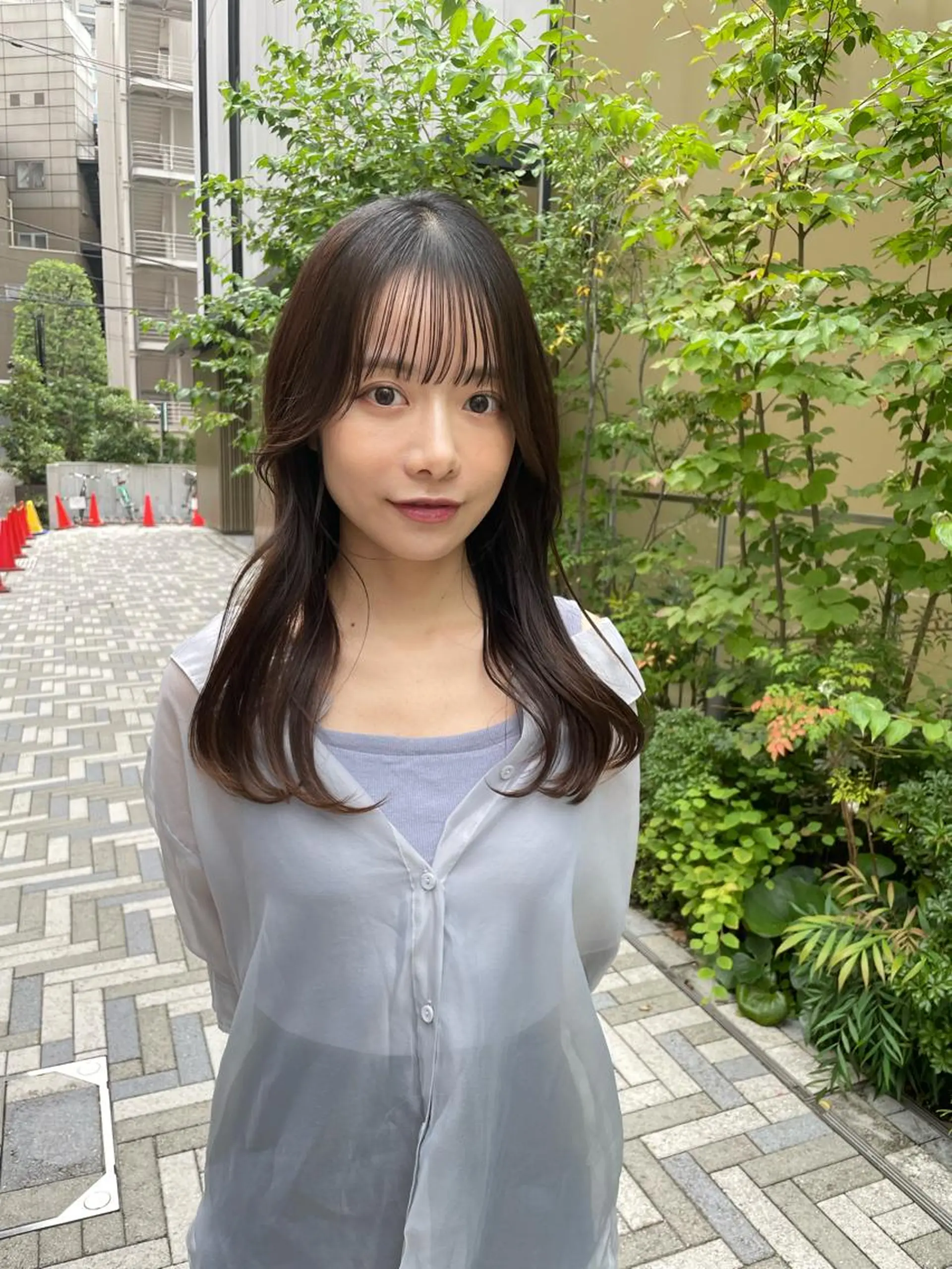 ロング レイヤー/ハッシュ 渋谷/サッタのヘアスタイル