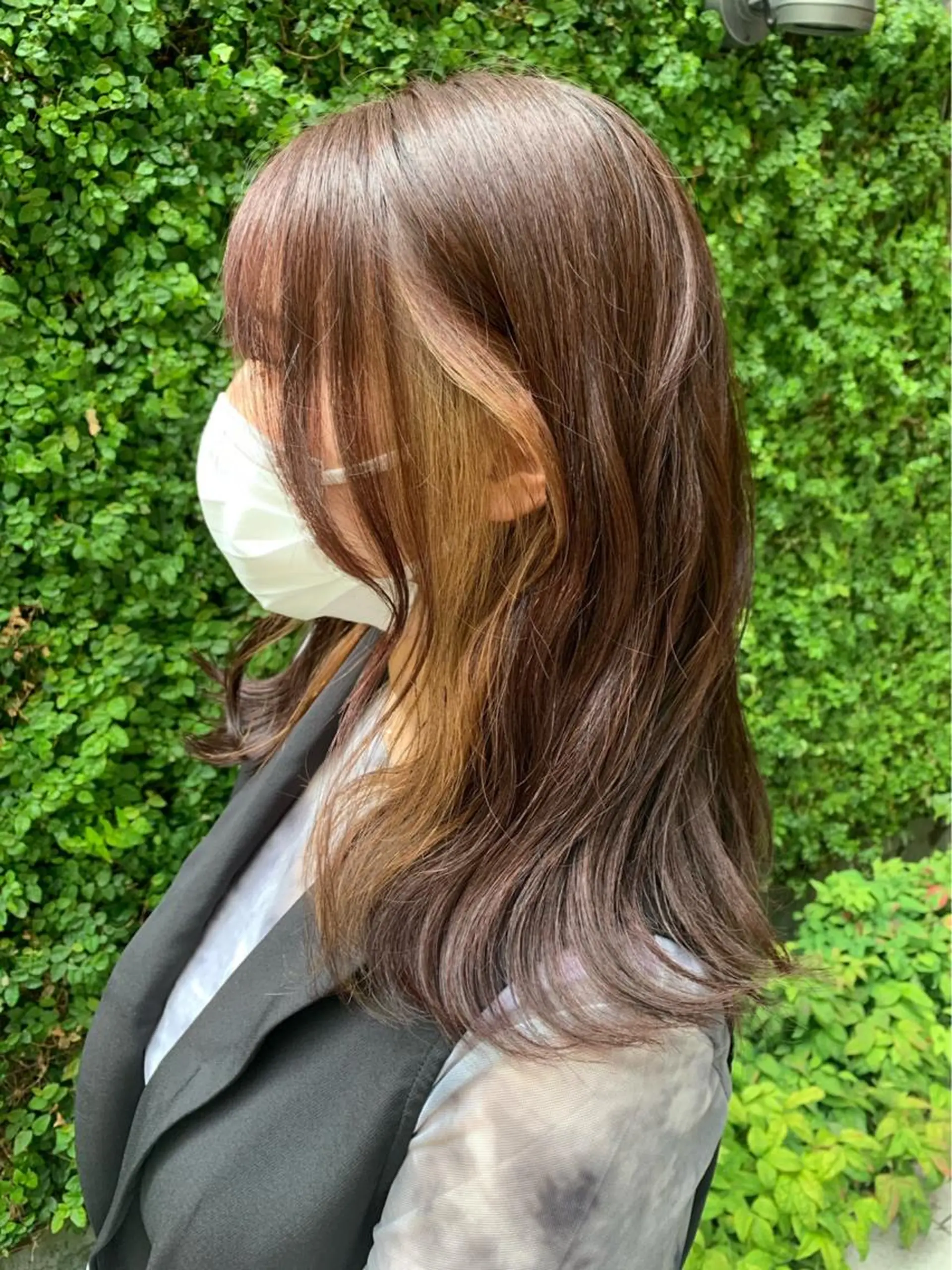 セミロング ヘアカラー LITTLE _KATOのヘアスタイル