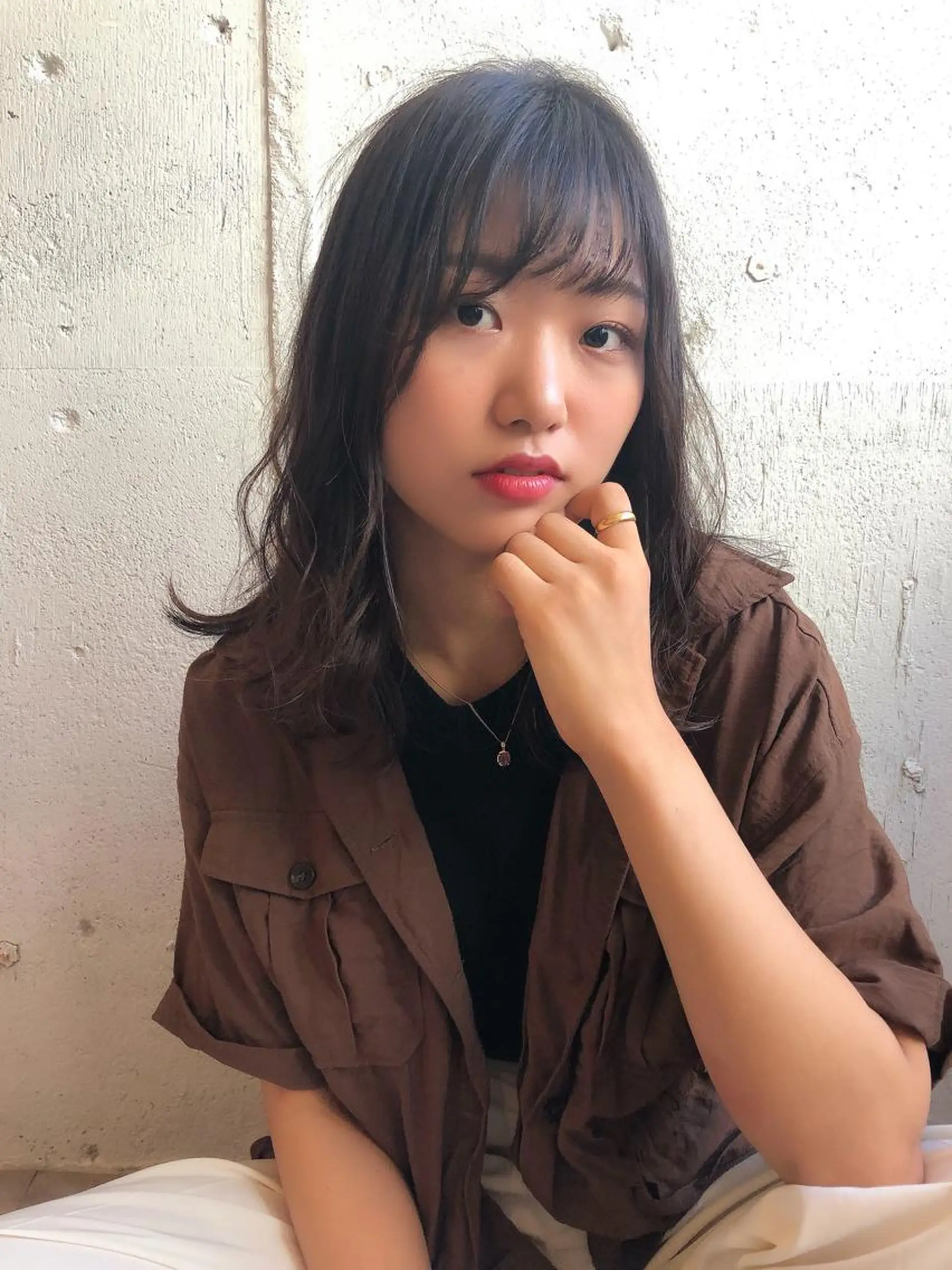 ミディアム あらき ちさとのヘアスタイル