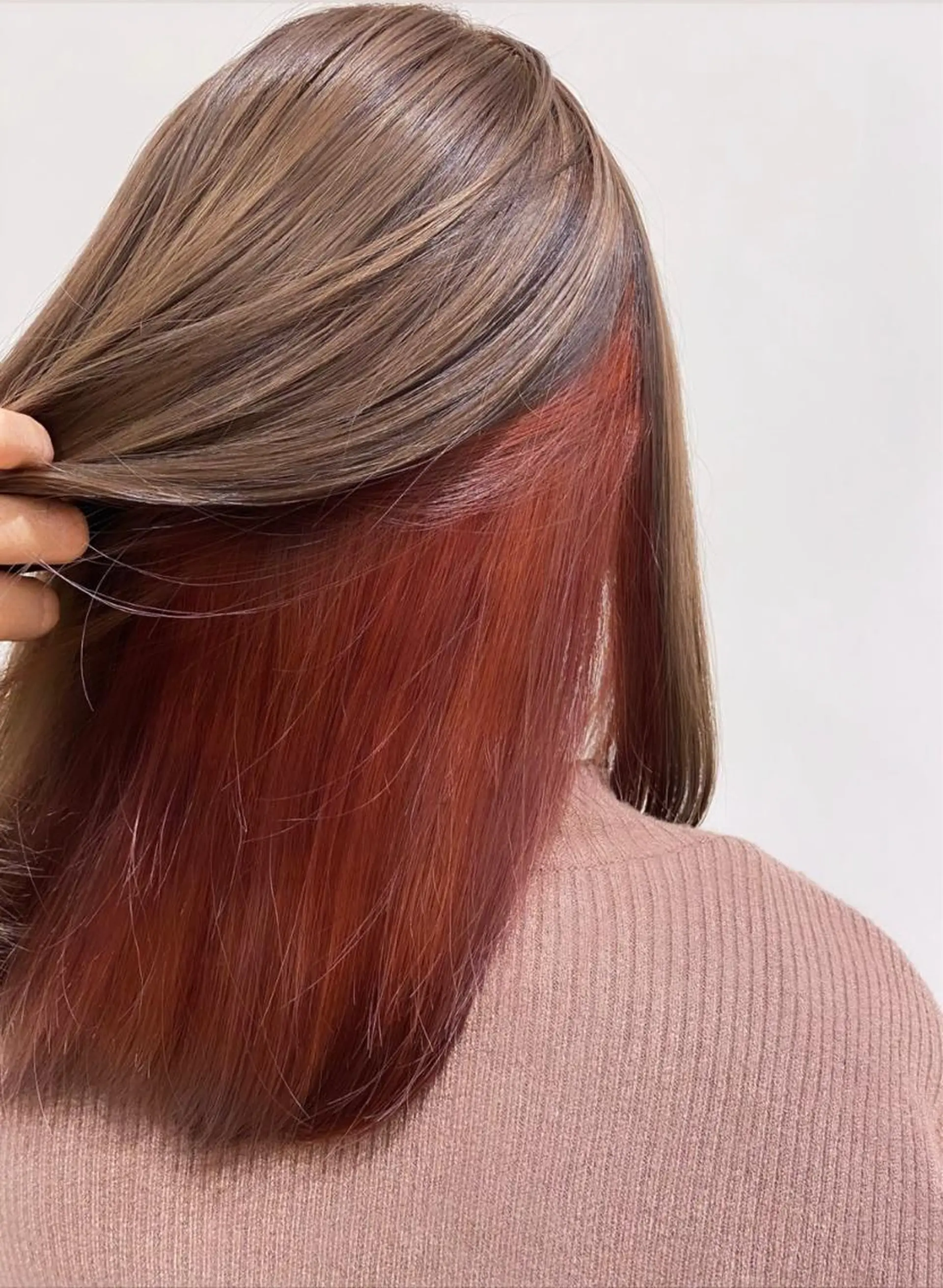 セミロング カラー インナーカラー 横浜/韓国風/ヘアメ /ユイナ🎀のヘアスタイル