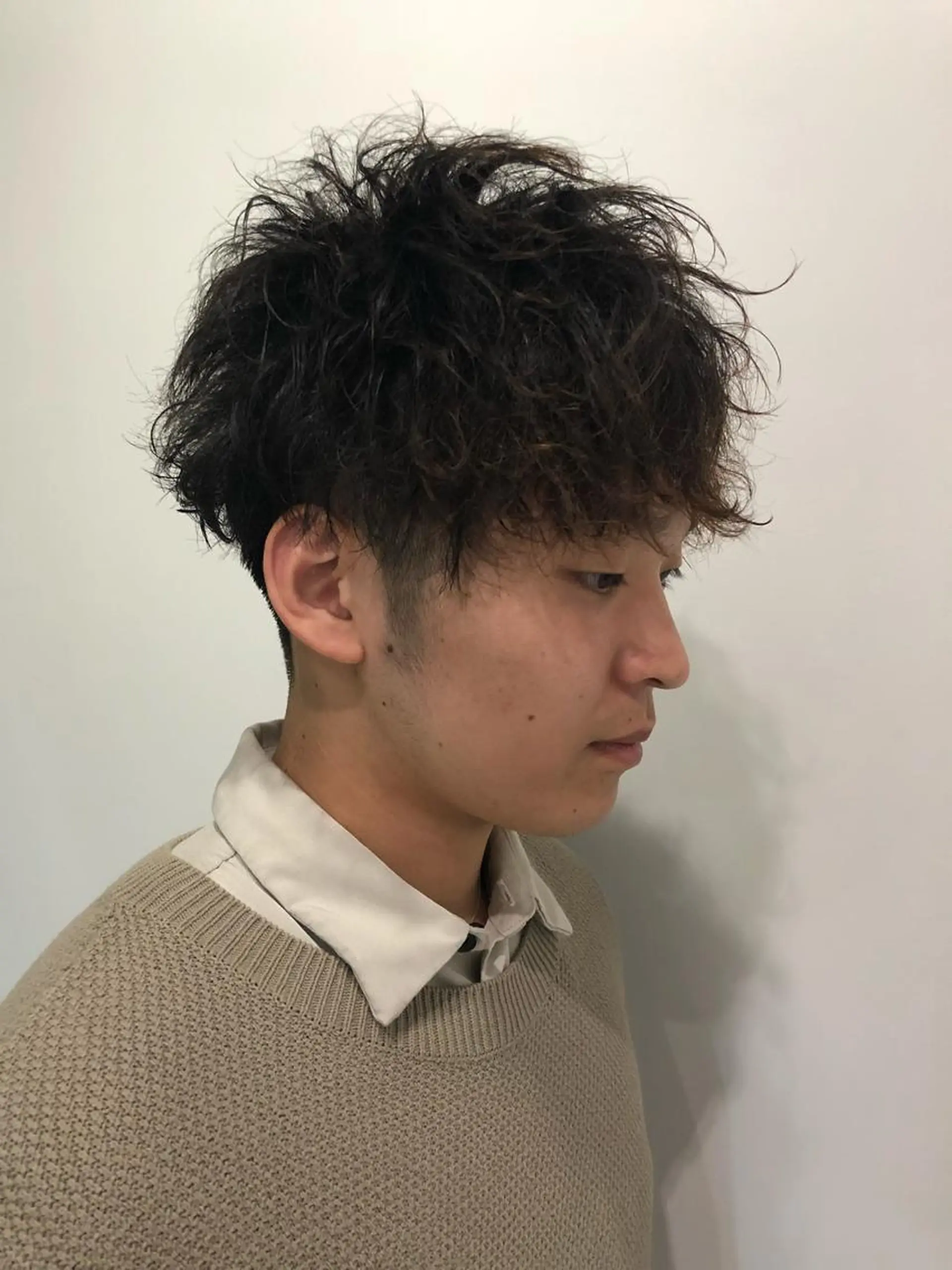 パーマ メンズ メンズパーマ スパイラルパーマ カット パーマ 森本裕/オーナー/ スパイラルパーマのヘアスタイル