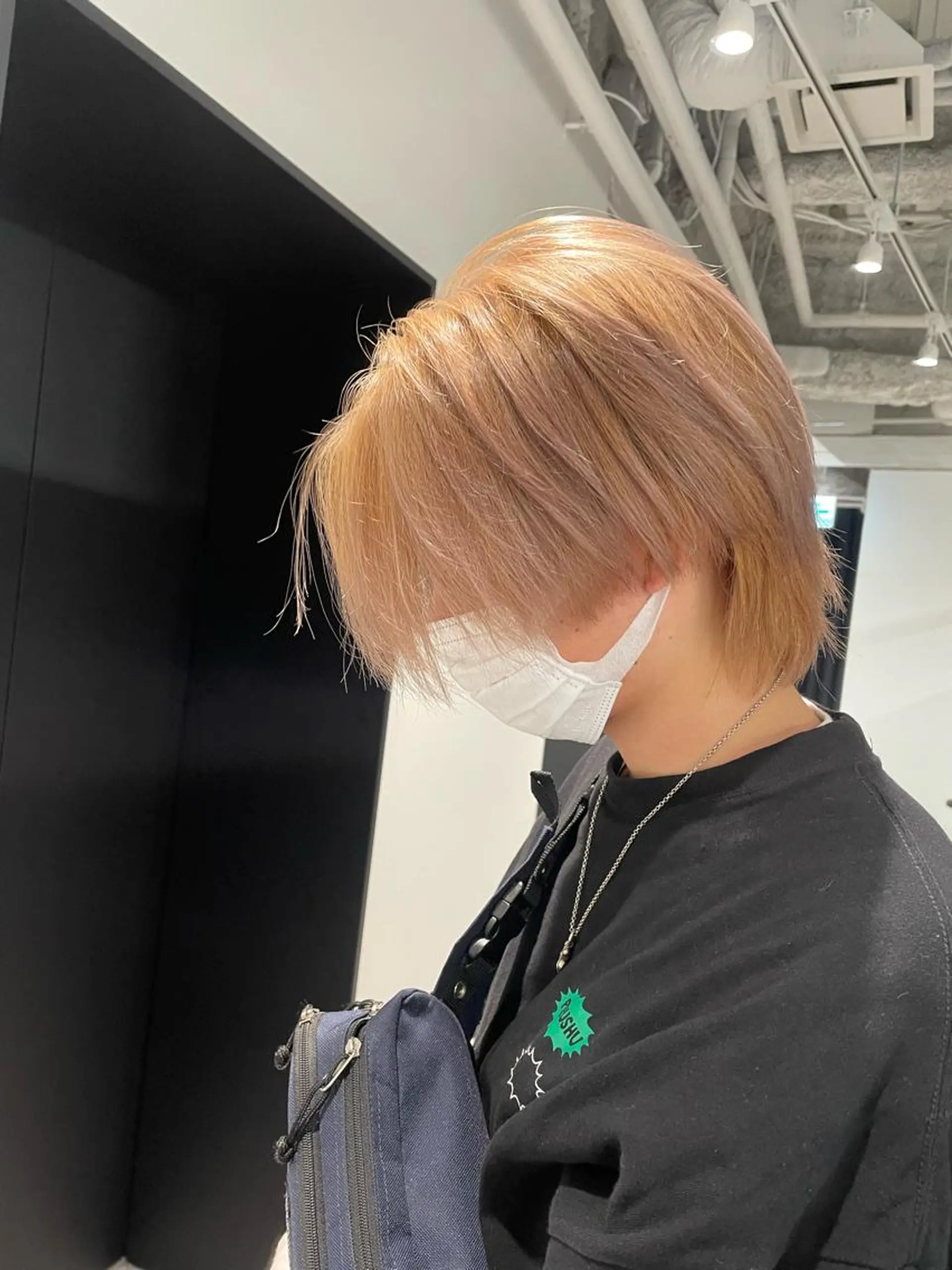 ショート カラー メンズ メンズブリーチ ブリーチ ケアブリーチ 🐺ウルフ/レイヤー カット/高嶋湧大のヘアスタイル