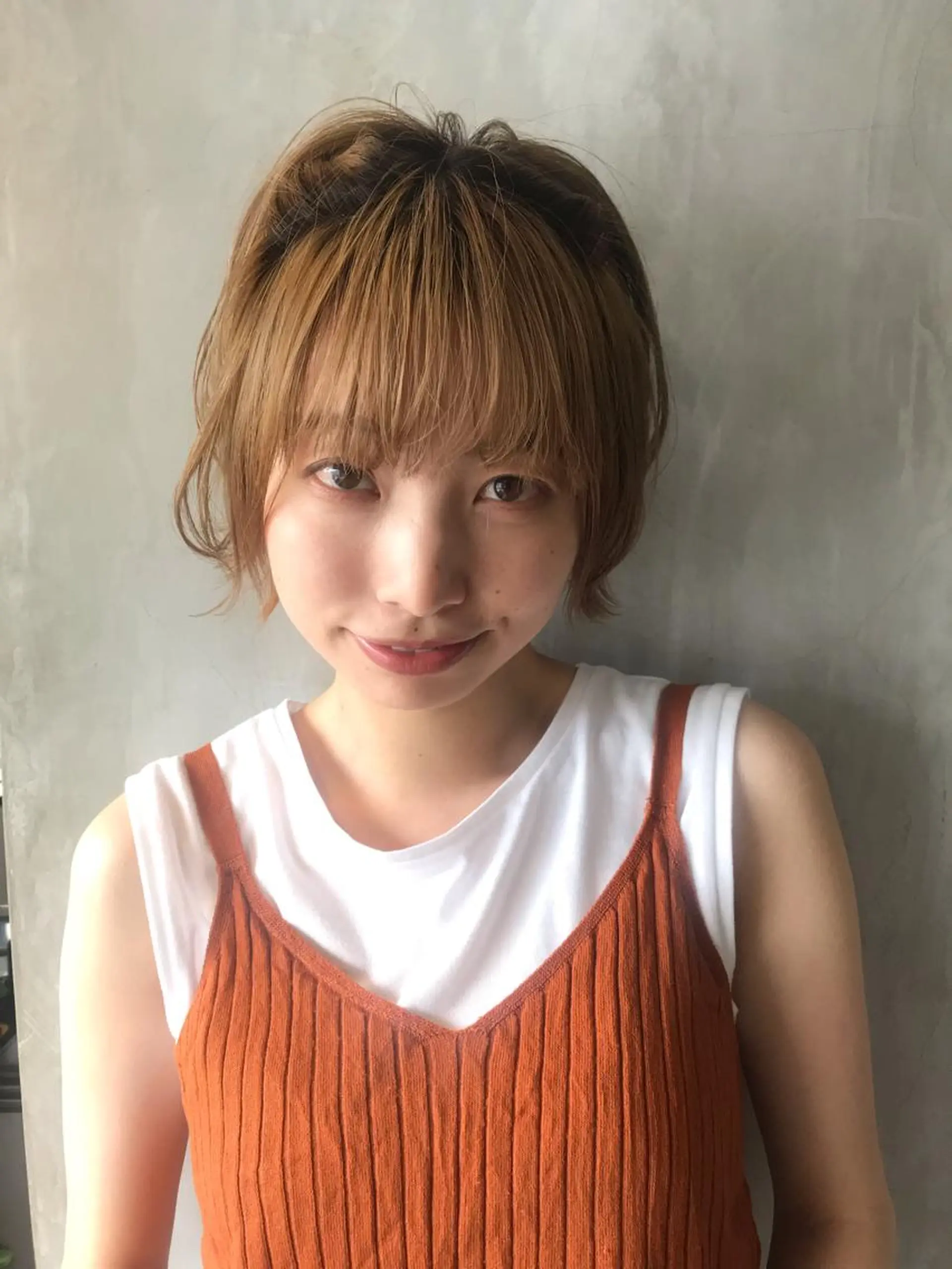 ショート カラー ヘアアレンジ 簡単アレンジ stylist/蛯谷 珠里のヘアスタイル
