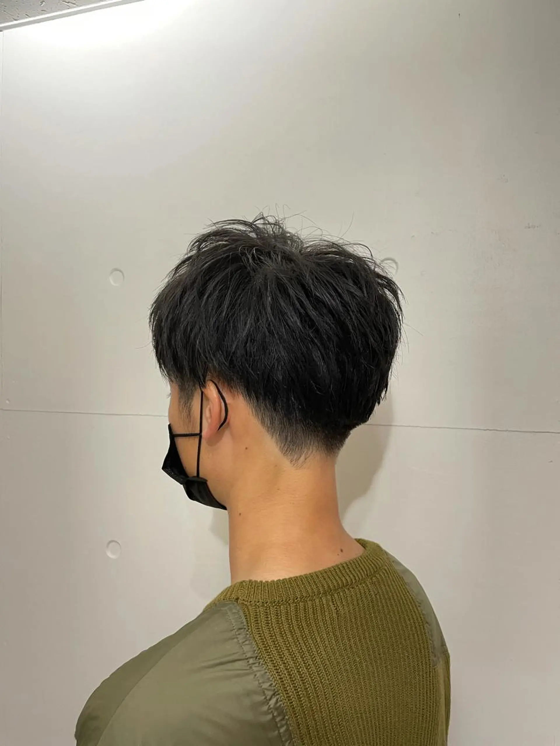 メンズ マッシュ 刈り上げ カット ヘアカラー トリートメント 伊達山 瑠稀哉のヘアスタイル