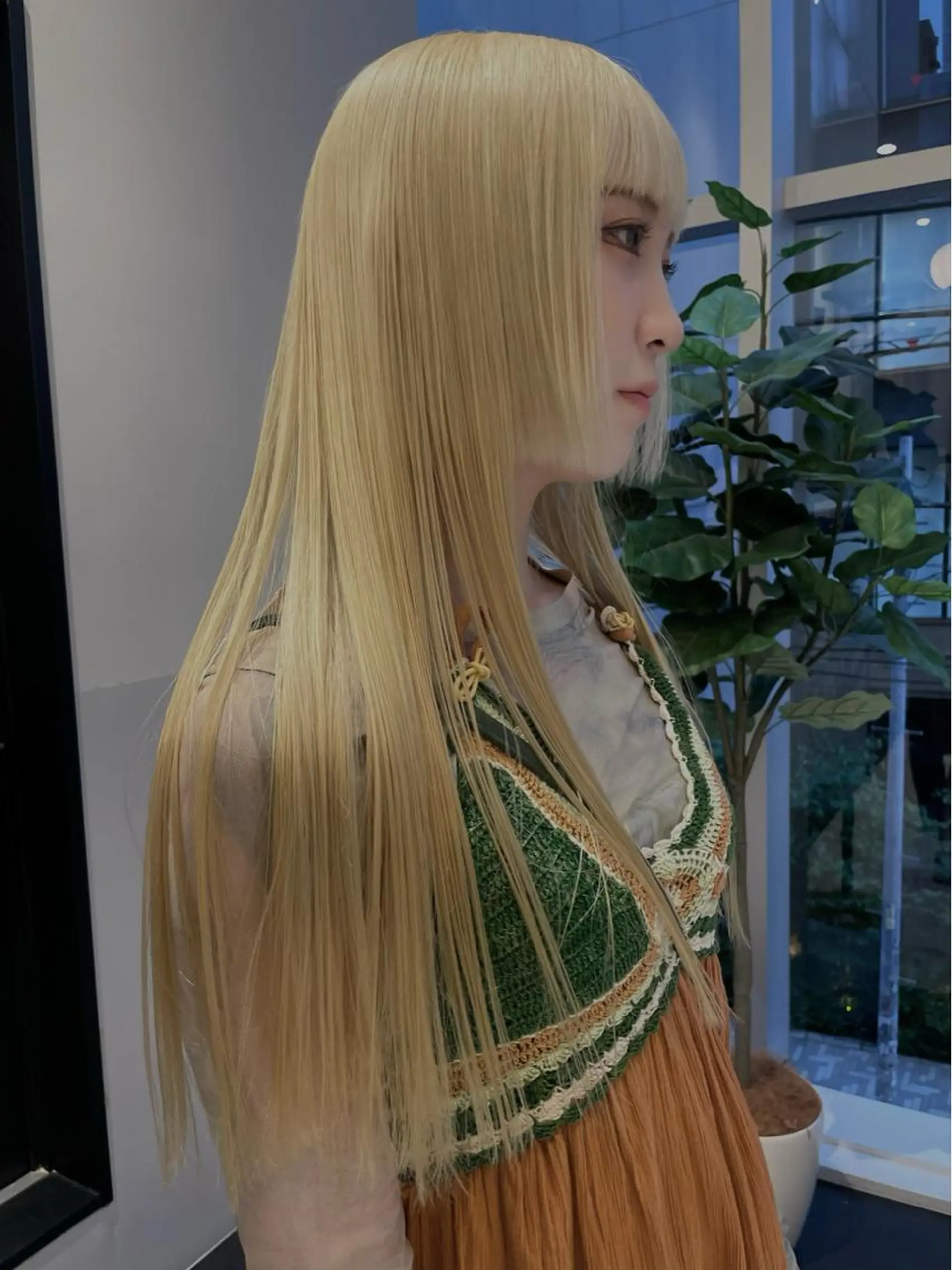 セミロング カラー カット ヘアカラー トリートメント SALOWIN所属・ブリーチ✨ ボブ✨レイヤーのヘアスタイル