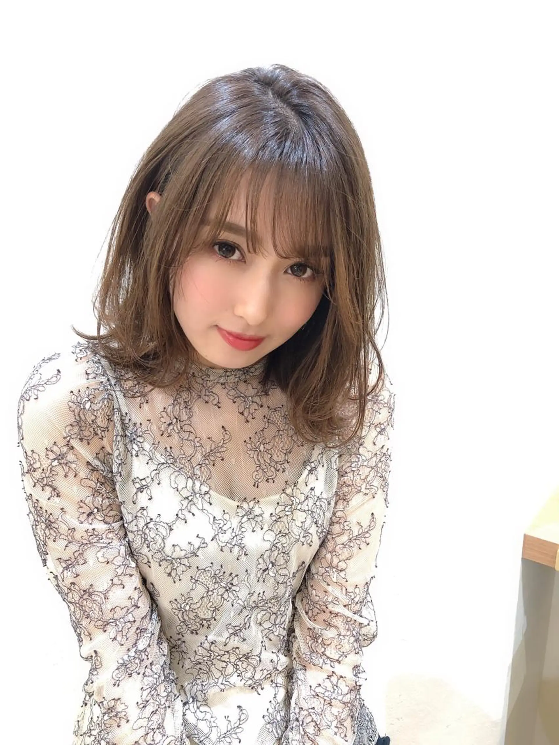 ミディアム カラー パーマ Londideal 高橋ヒロシのヘアスタイル