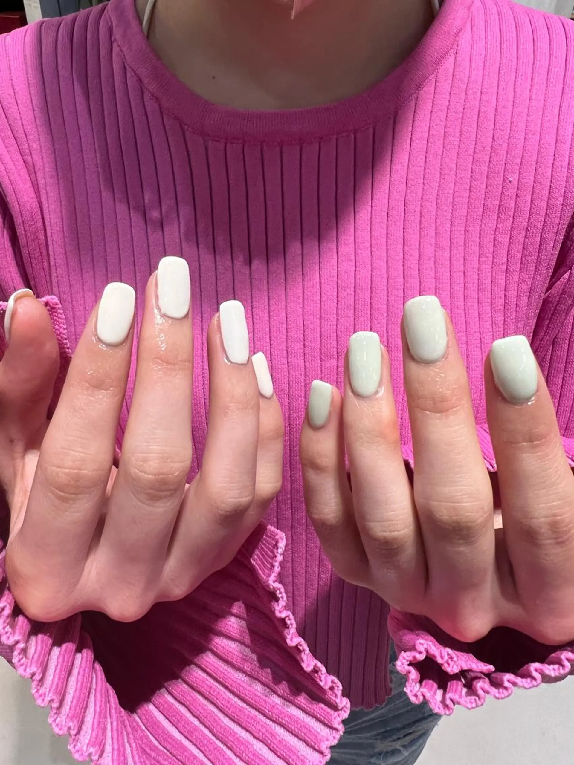 ネイル ワンカラーネイル 個性派／中韓ネイル SAKURAのネイルデザイン