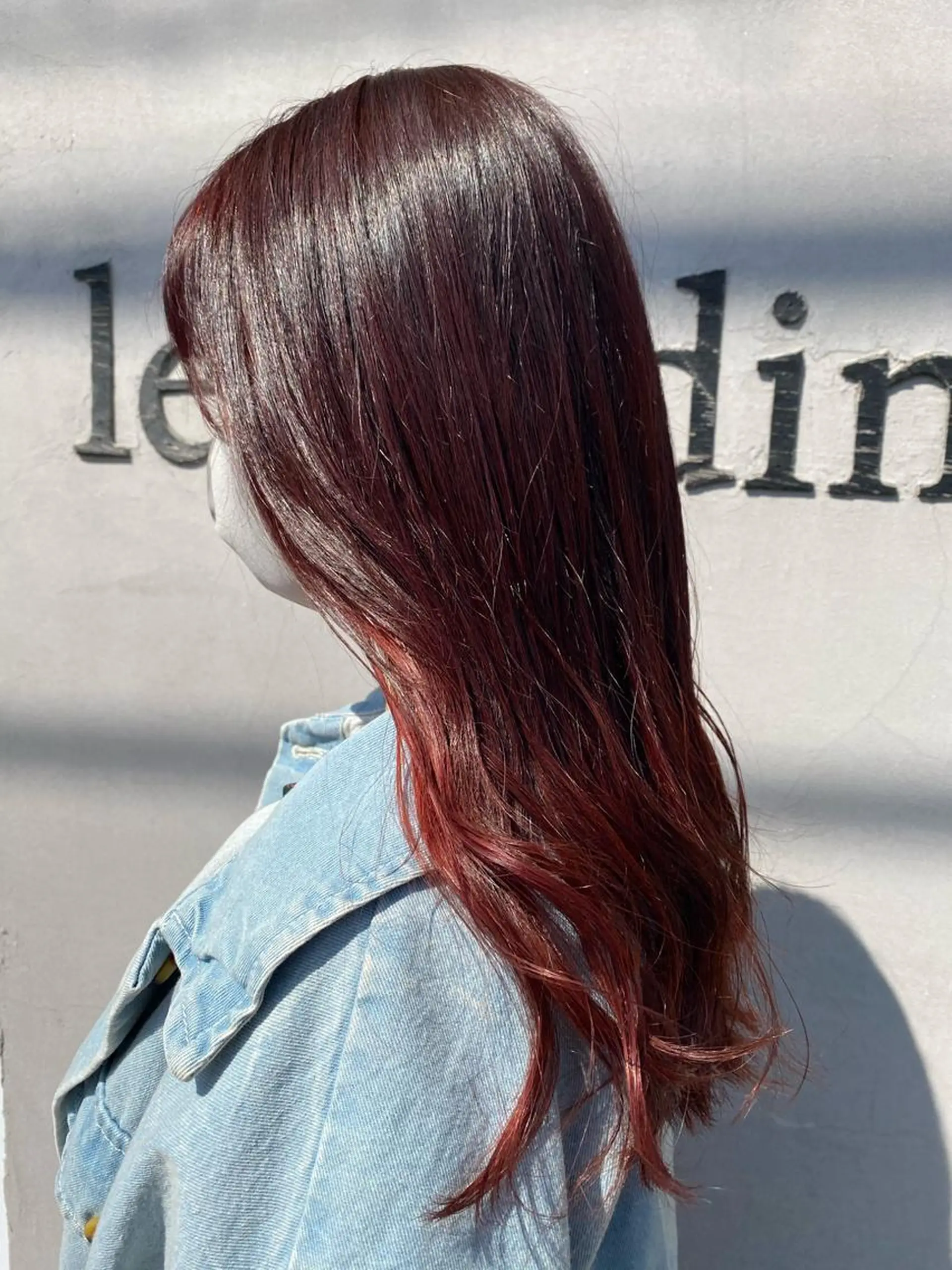 ミディアム カラー シムラ カイゲンのヘアスタイル