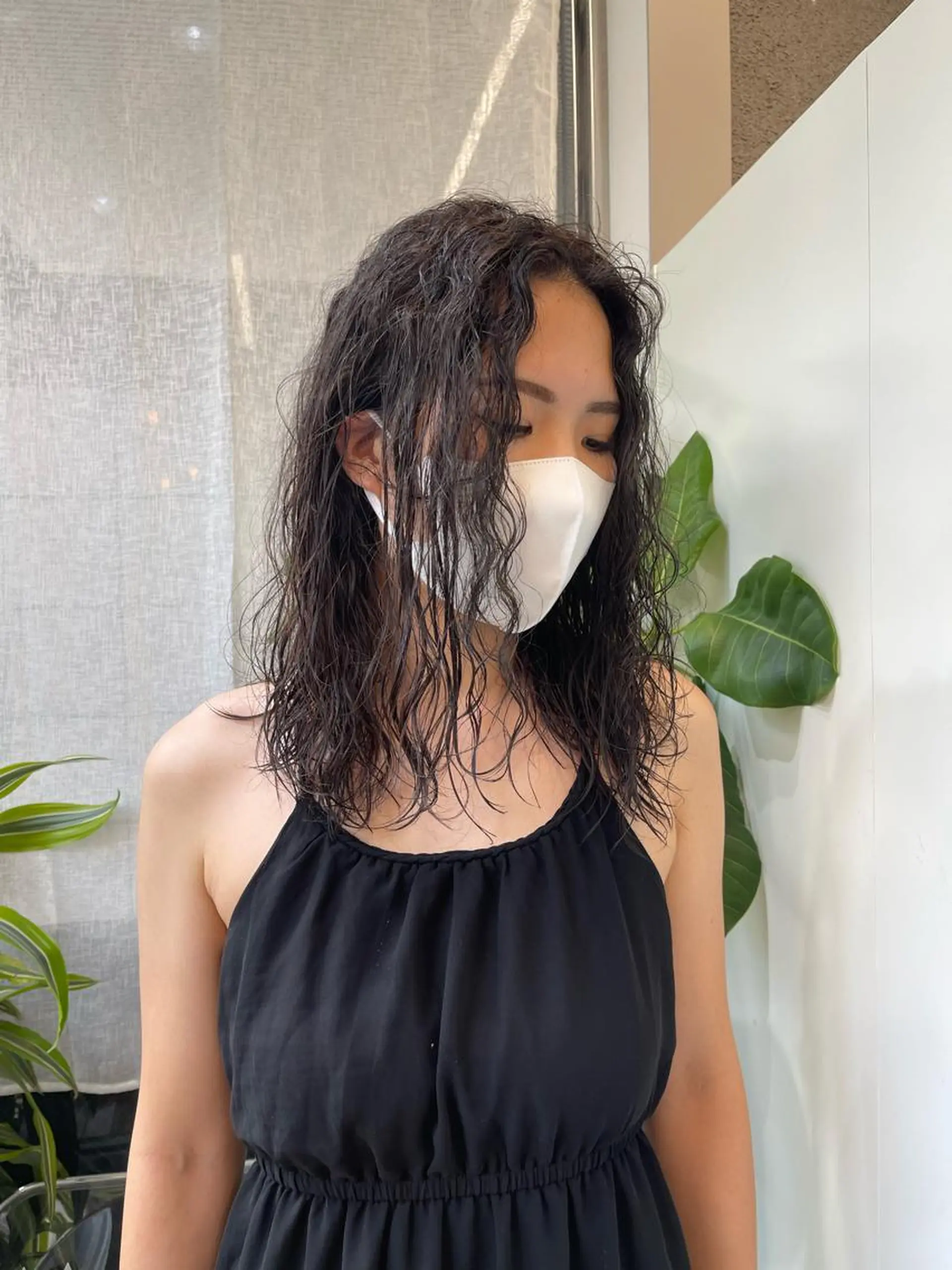 セミロング カット ヘアカラー パーマ Peyp所属・早瀬 裕之のヘアスタイル