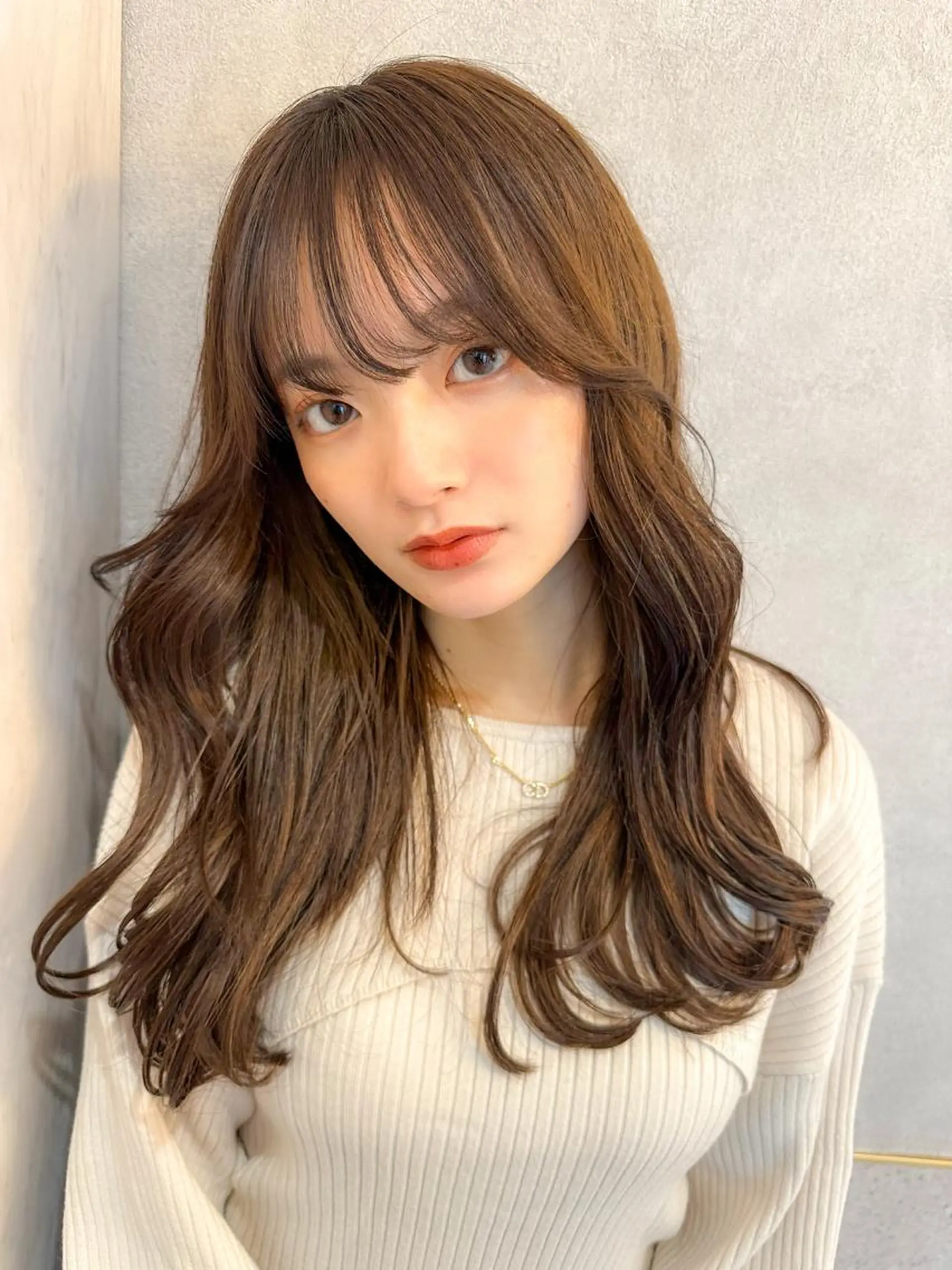 ロング カラー シールエクステ ブリーチ ケアブリーチ ダブルカラー イヤリングカラー 新宿/韓国風レイヤー 髪質改善/渋谷直樹のヘアスタイル