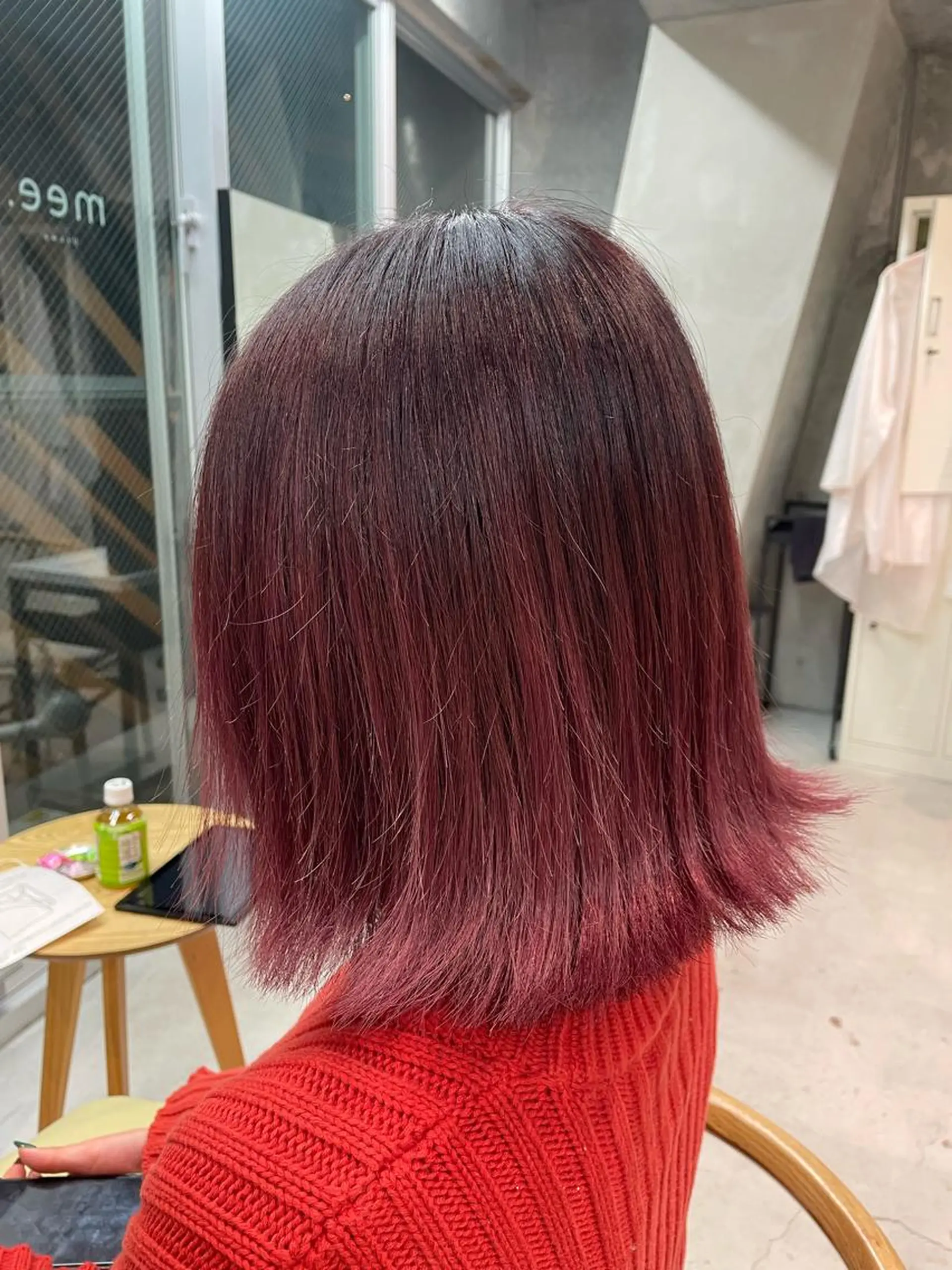 ショート カラー ピンクカラー mee.浦和店所属・浦和指名率No.1 ショート特化美容師のヘアスタイル