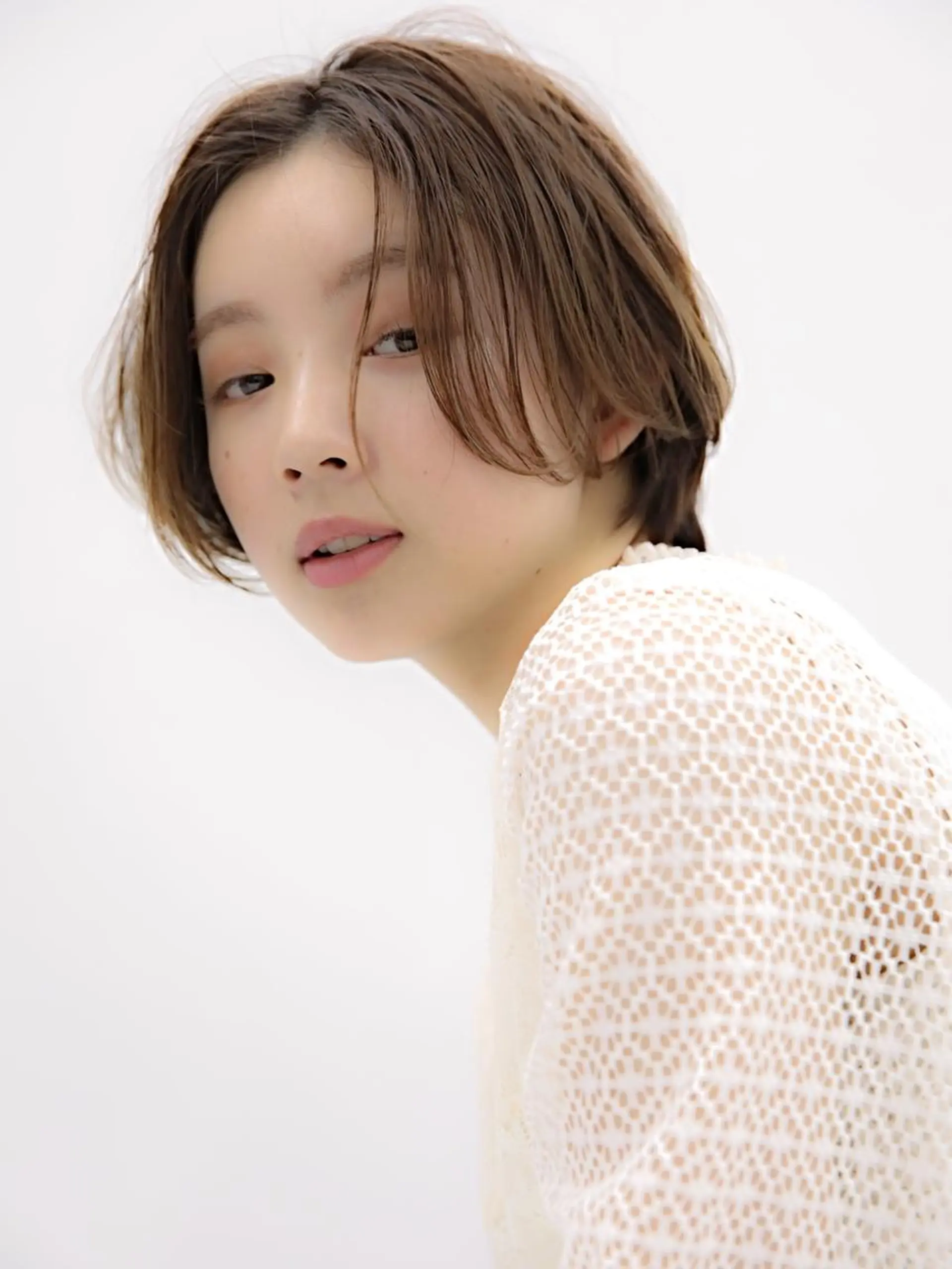 ショート カラー パーマ 山下 直人のヘアスタイル