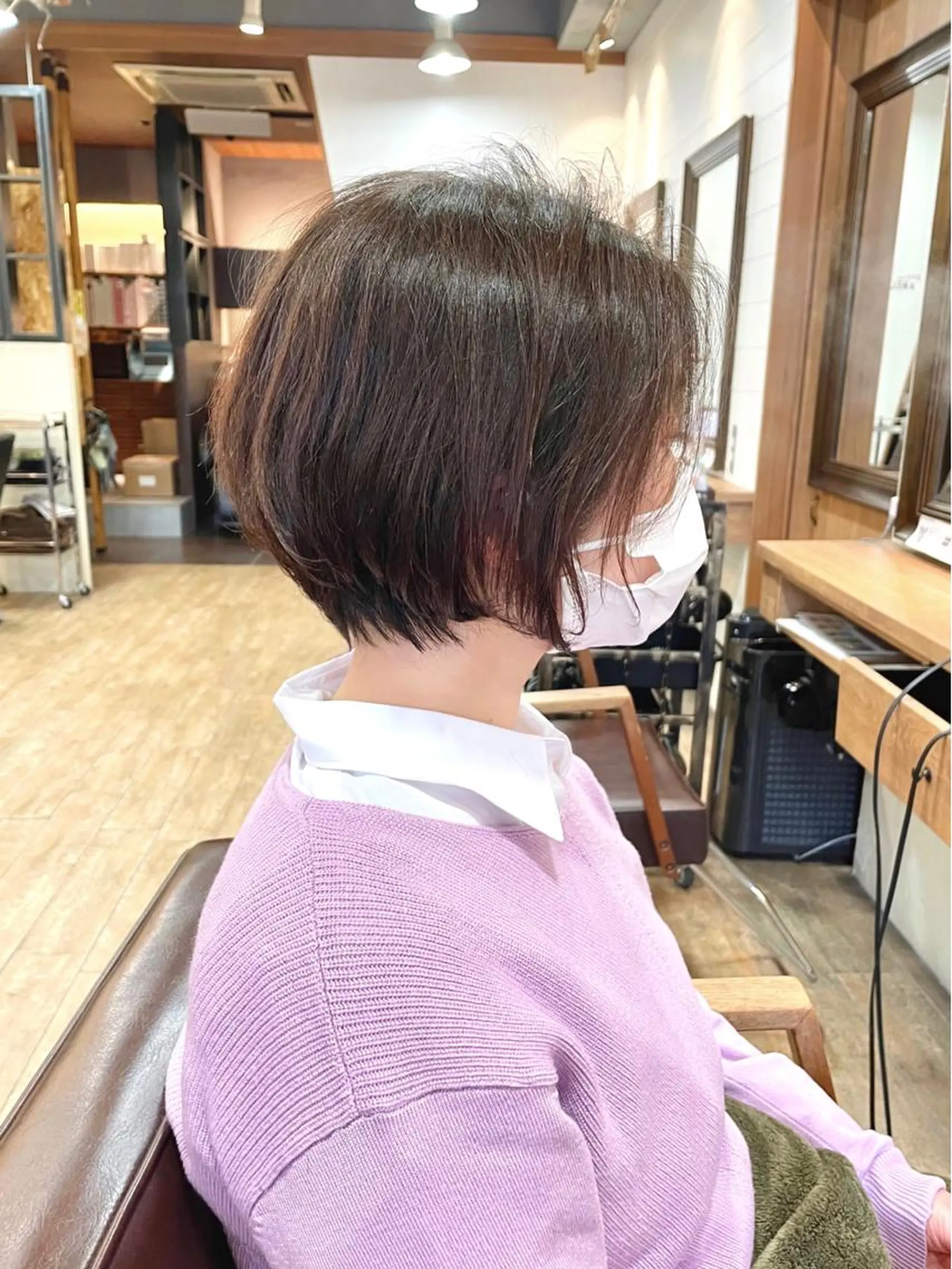 ショート カラー OPShair　ANELLO所属・ショート/ボブ/ メンズ/縮毛矯正のヘアスタイル