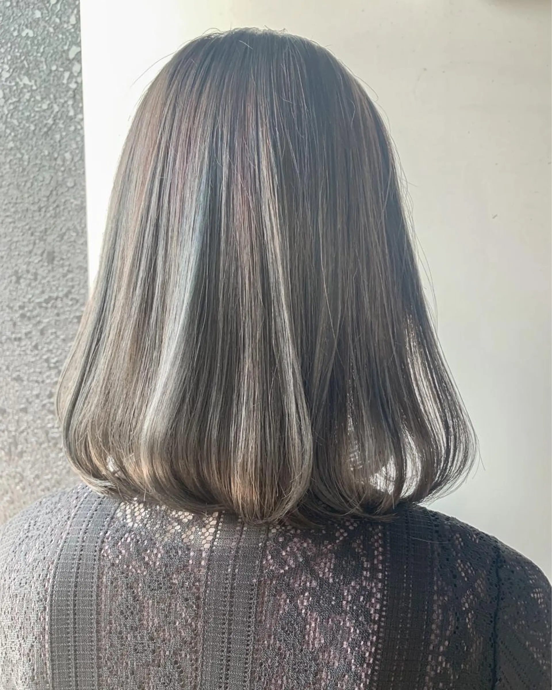 ミディアム カラー ヘアアレンジ ヘアカラー トリートメント yuka .のヘアスタイル