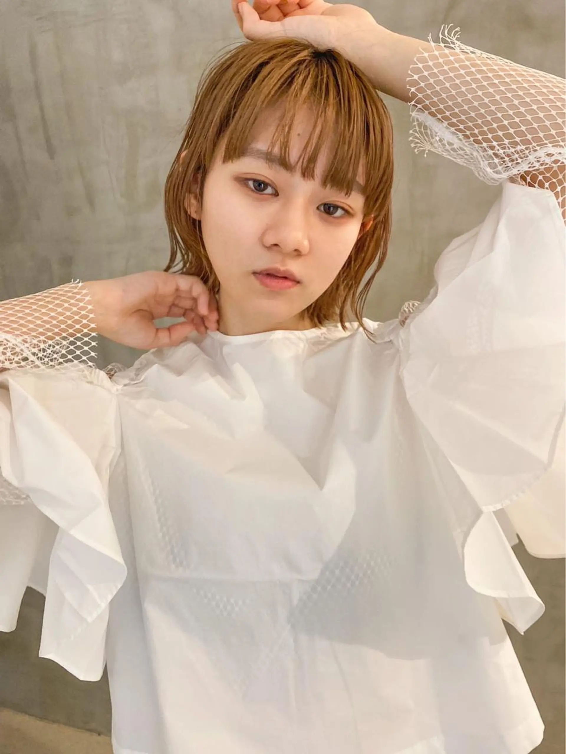 ショート カラー カット ヘアカラー トリートメント ill副店長 立和田純也のヘアスタイル