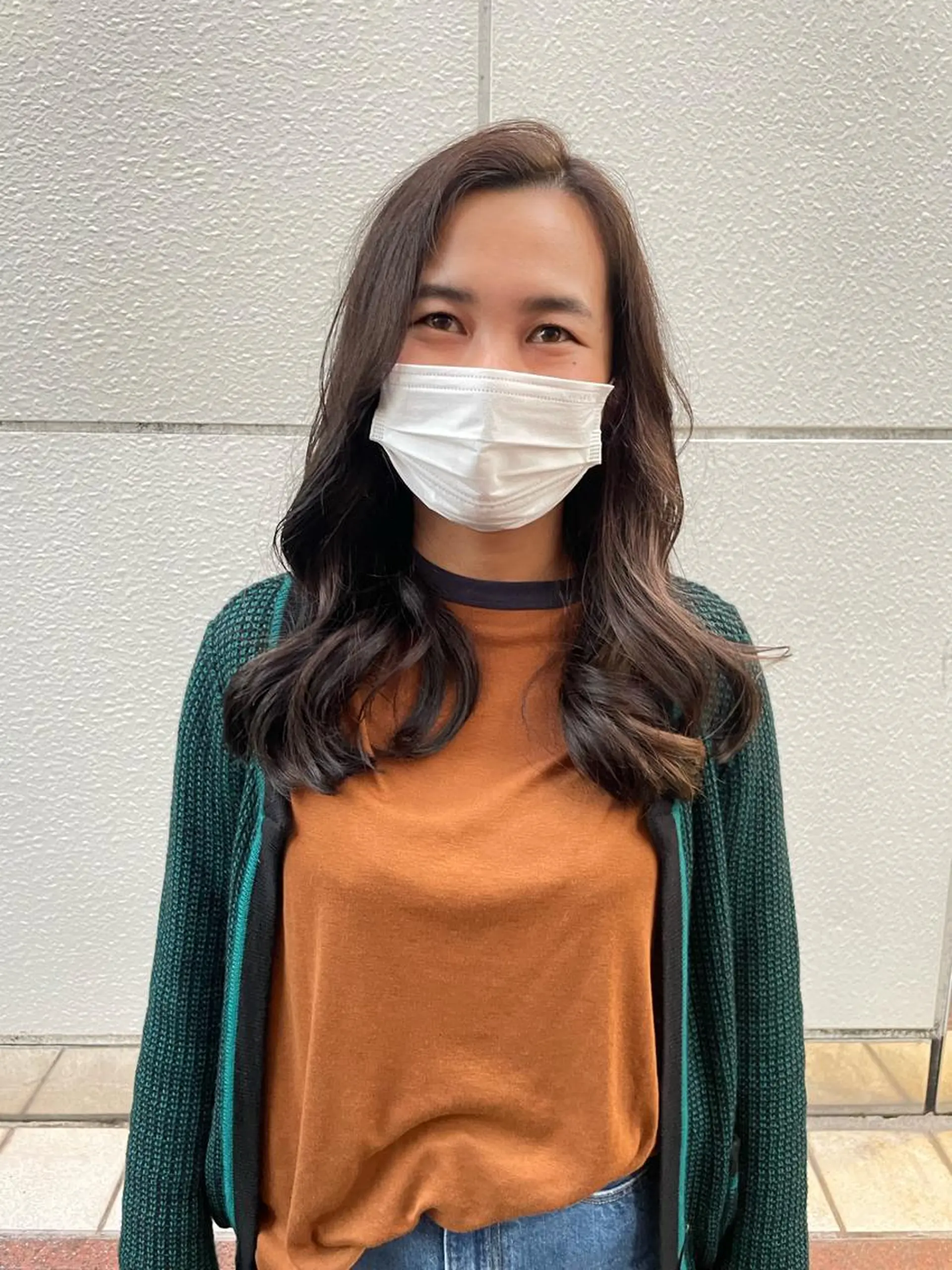 セミロング カラー ヘアカラー トリートメント 高橋 みく/ minim 暖色のヘアスタイル