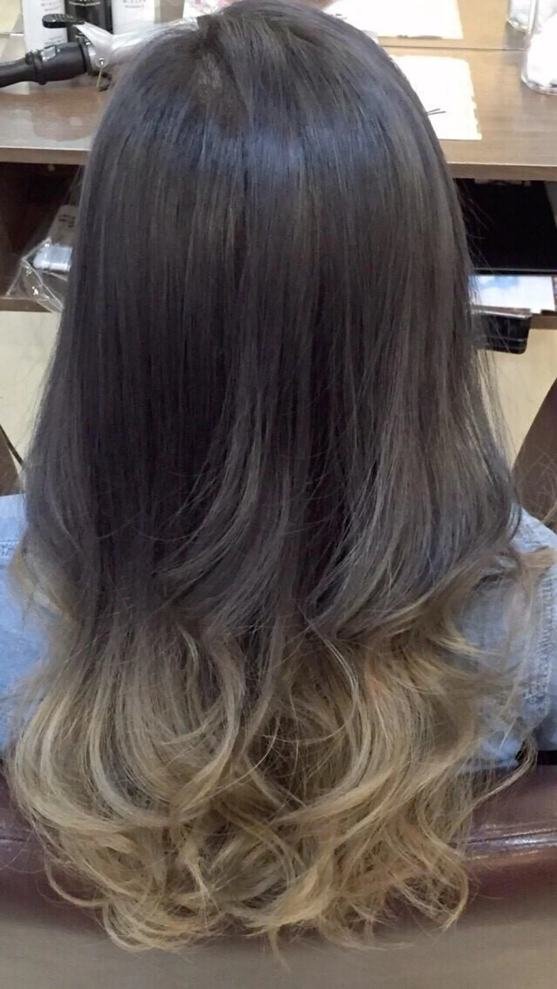 ロング カラー アッシュ グラデーションカラー 指名支持率NO.1 スタイリストのヘアスタイル