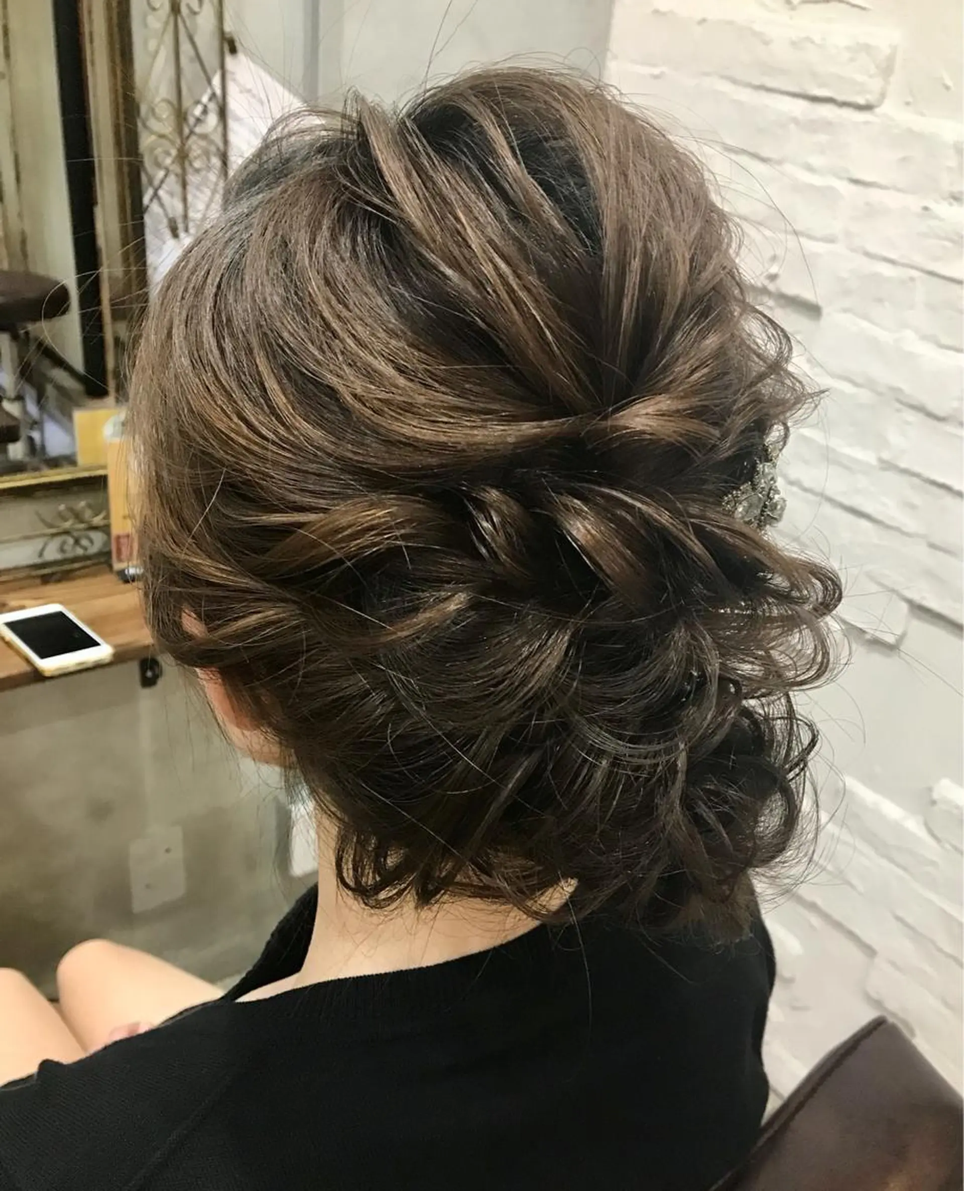 セミロング まつパ・ヘアセット ♡Chinami♡のマツエク・マツパデザイン